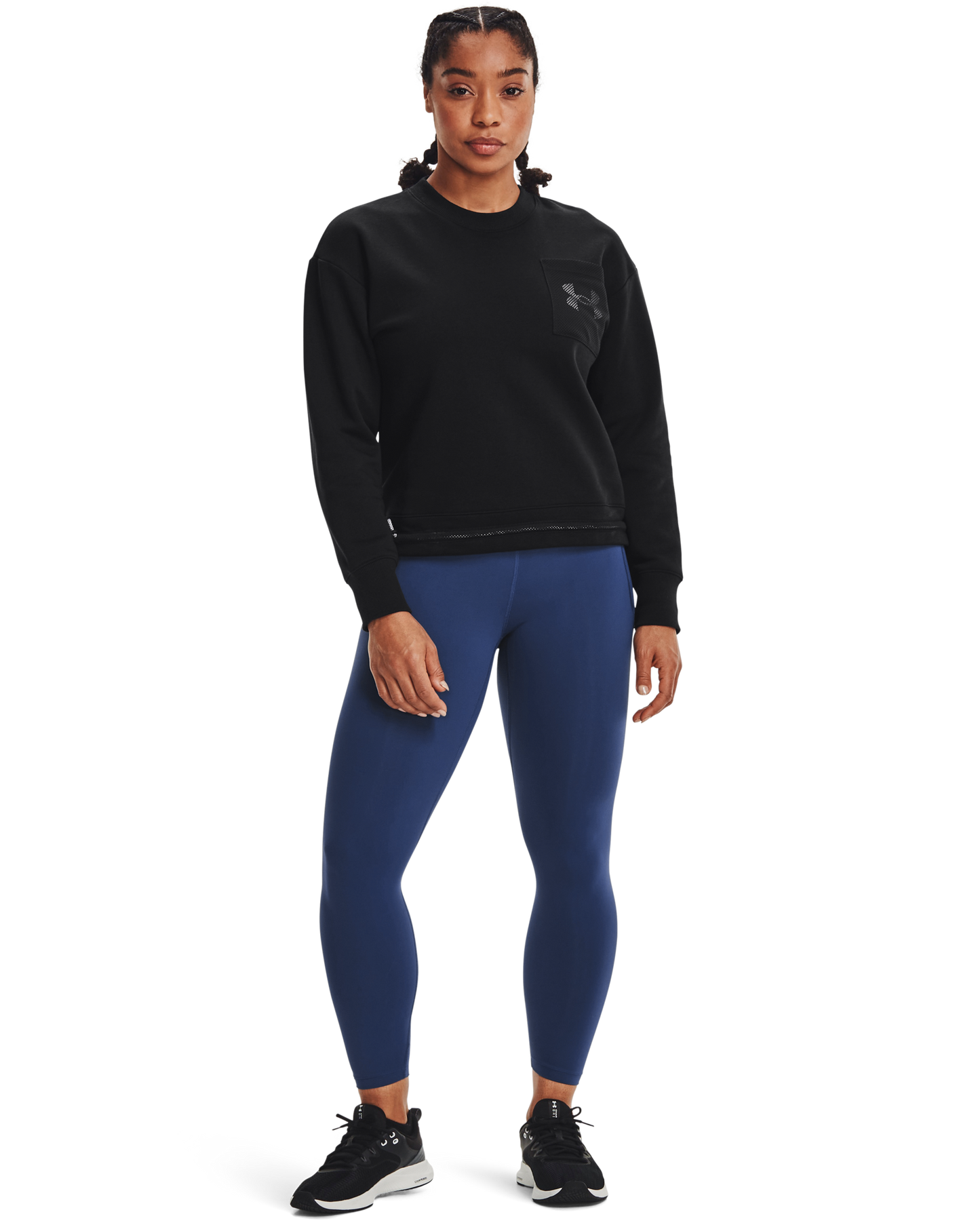 Women's UA Rival Fleece Mesh Crew