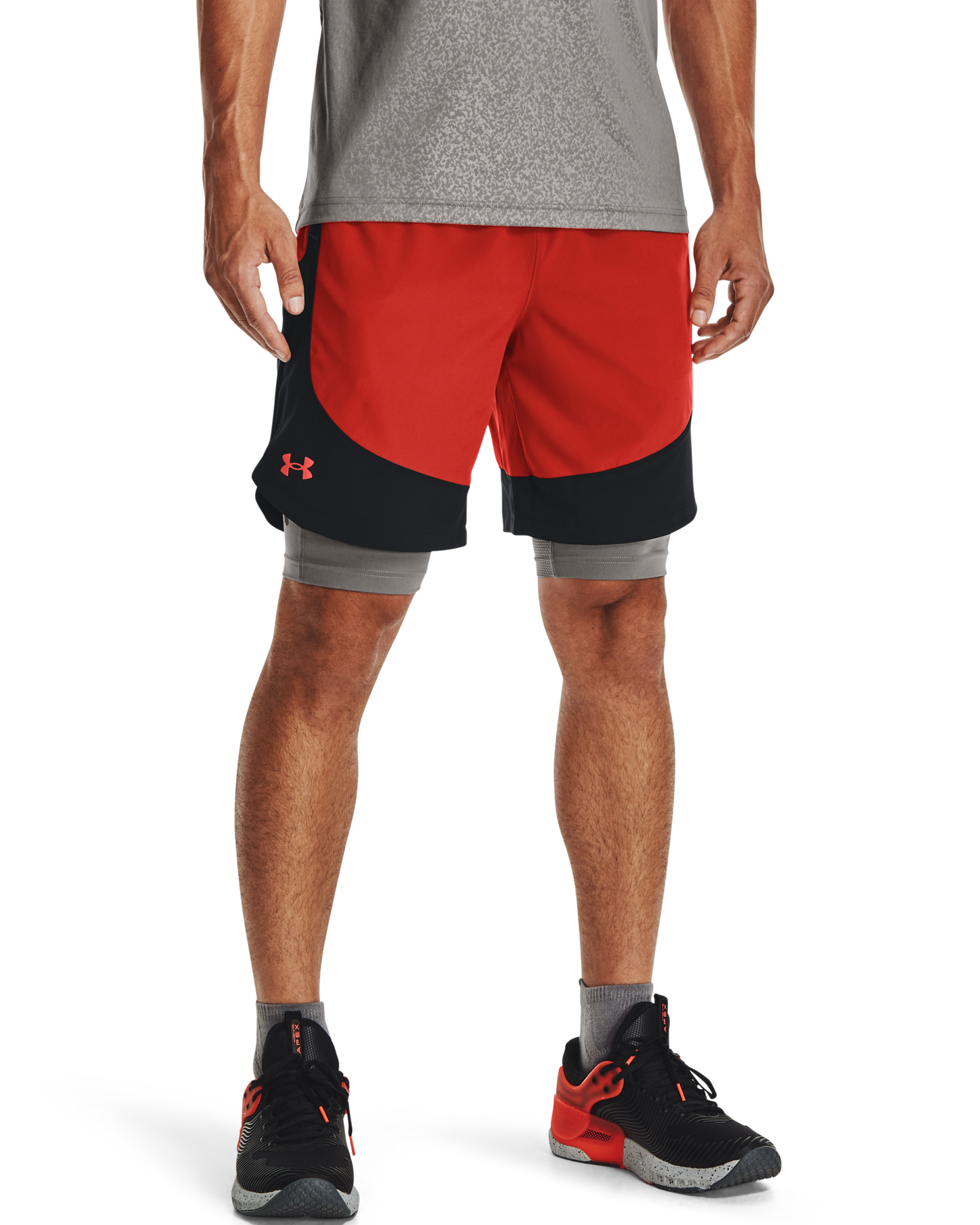 Men's UA HIIT Woven Colorblock Shorts