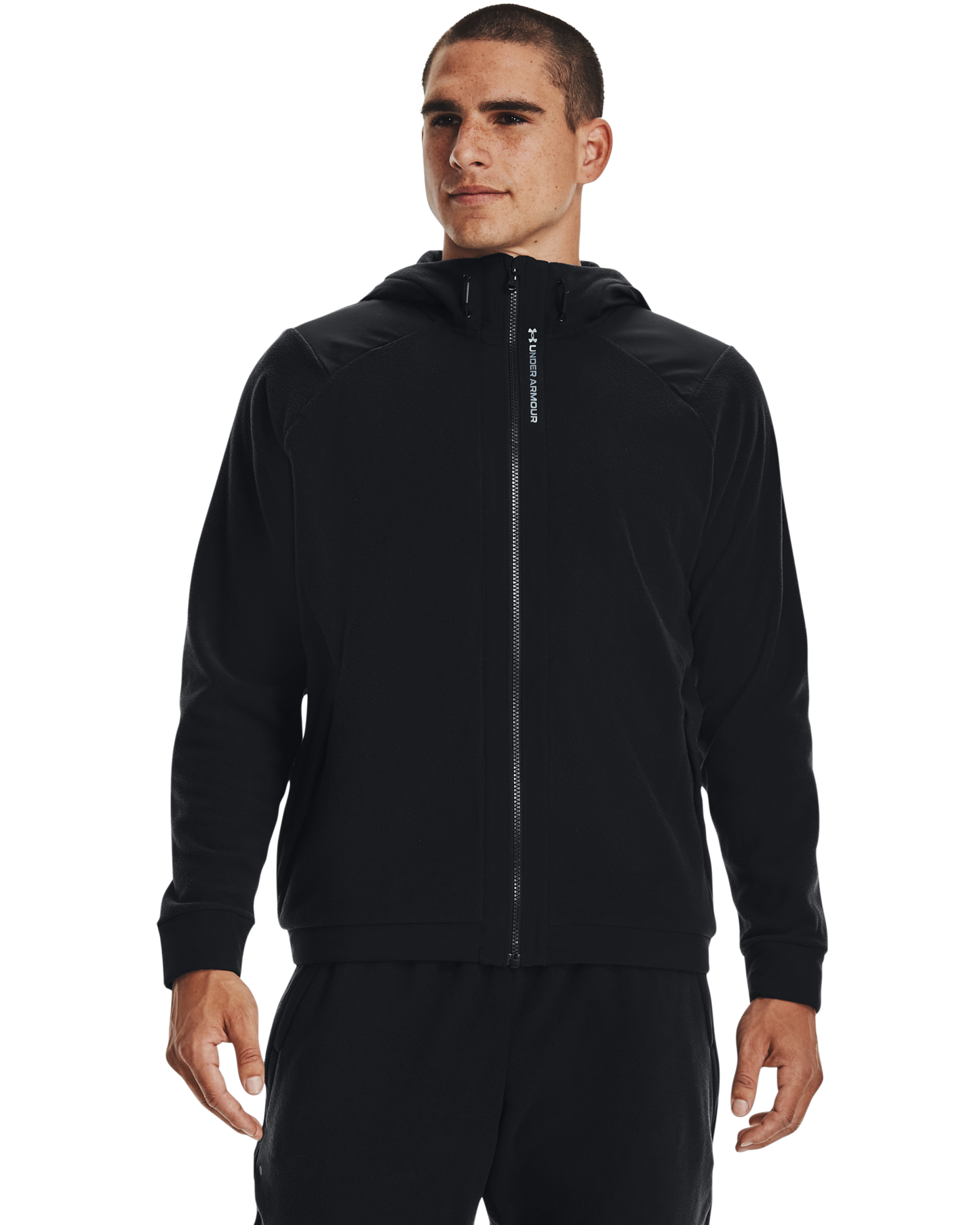 Men's UA RUSH™ Fleece Full-Zip Hoodie