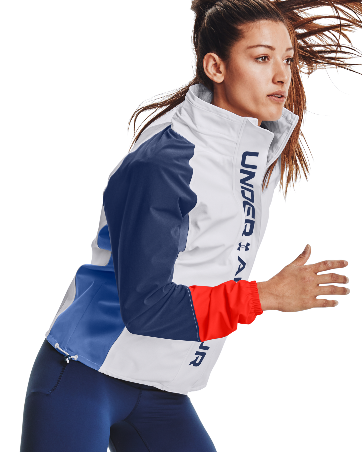Women's UA RUSH™ Woven Colorblock Full-Zip