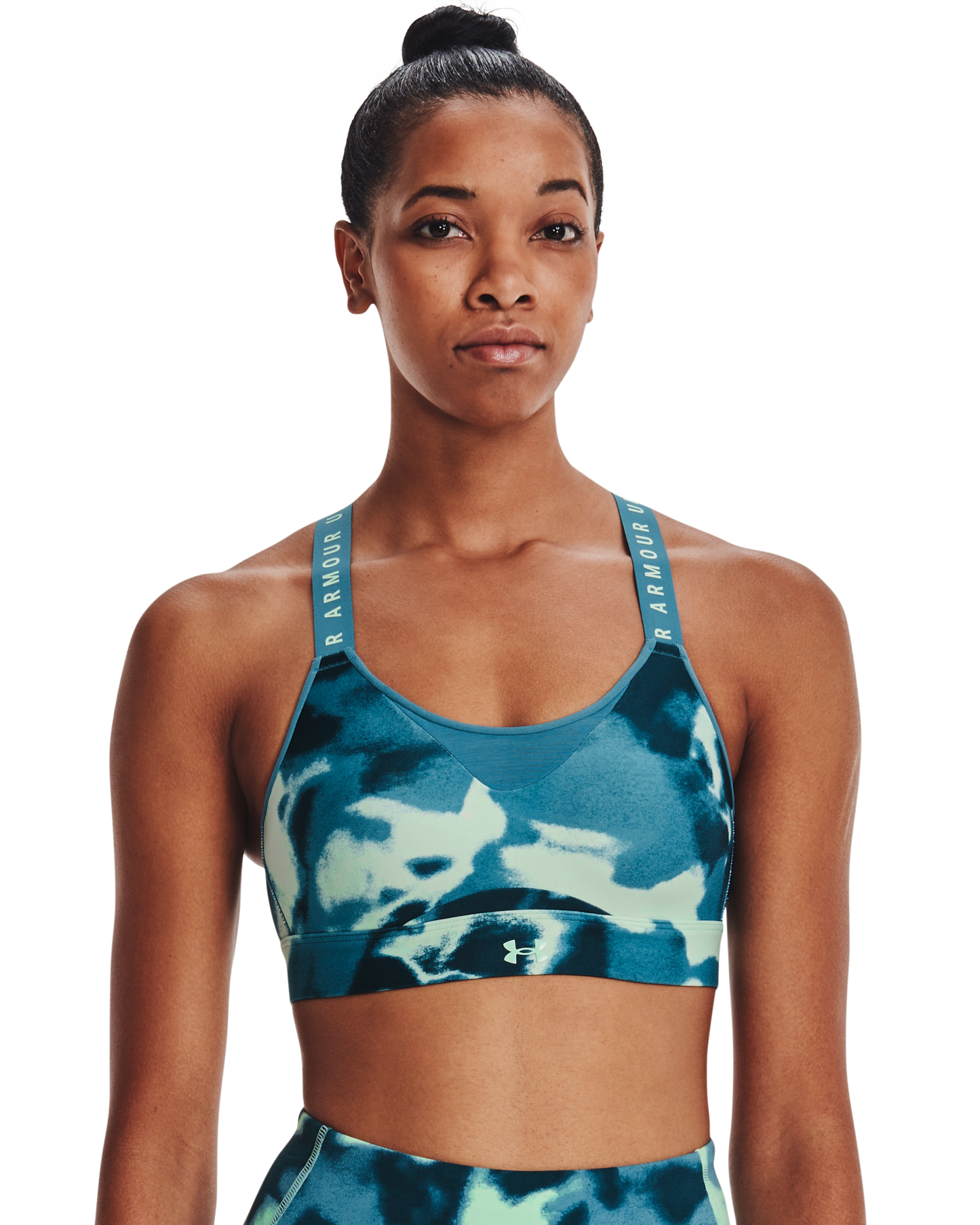 Women's UA Infinity High Printed Sports Bra