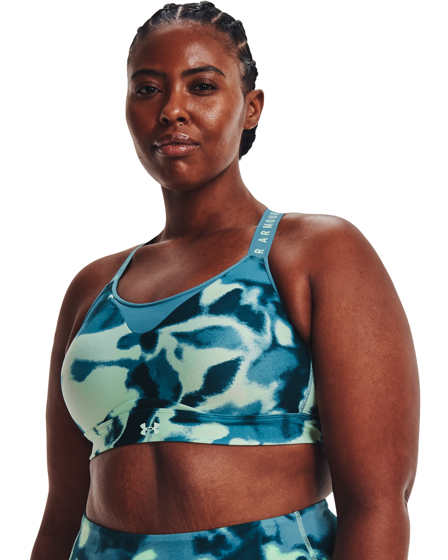 Women's UA Infinity High Printed Sports Bra