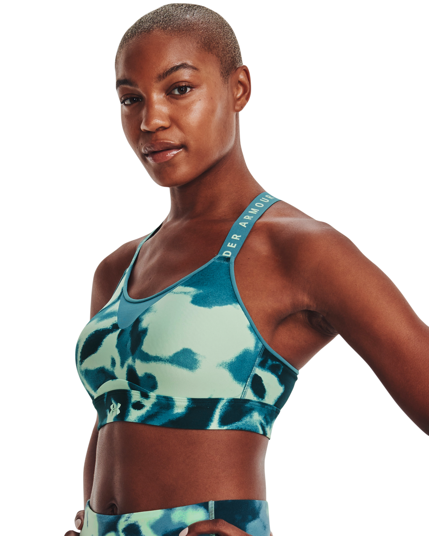 Women's UA Infinity High Printed Sports Bra
