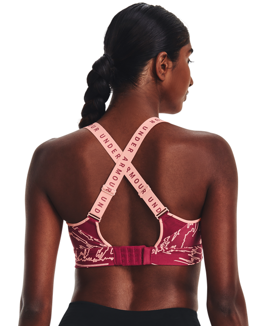 Women's UA Infinity High Printed Sports Bra
