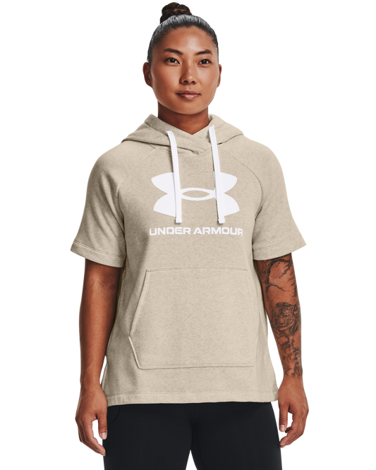 Women's UA Rival Fleece Short Sleeve Hoodie