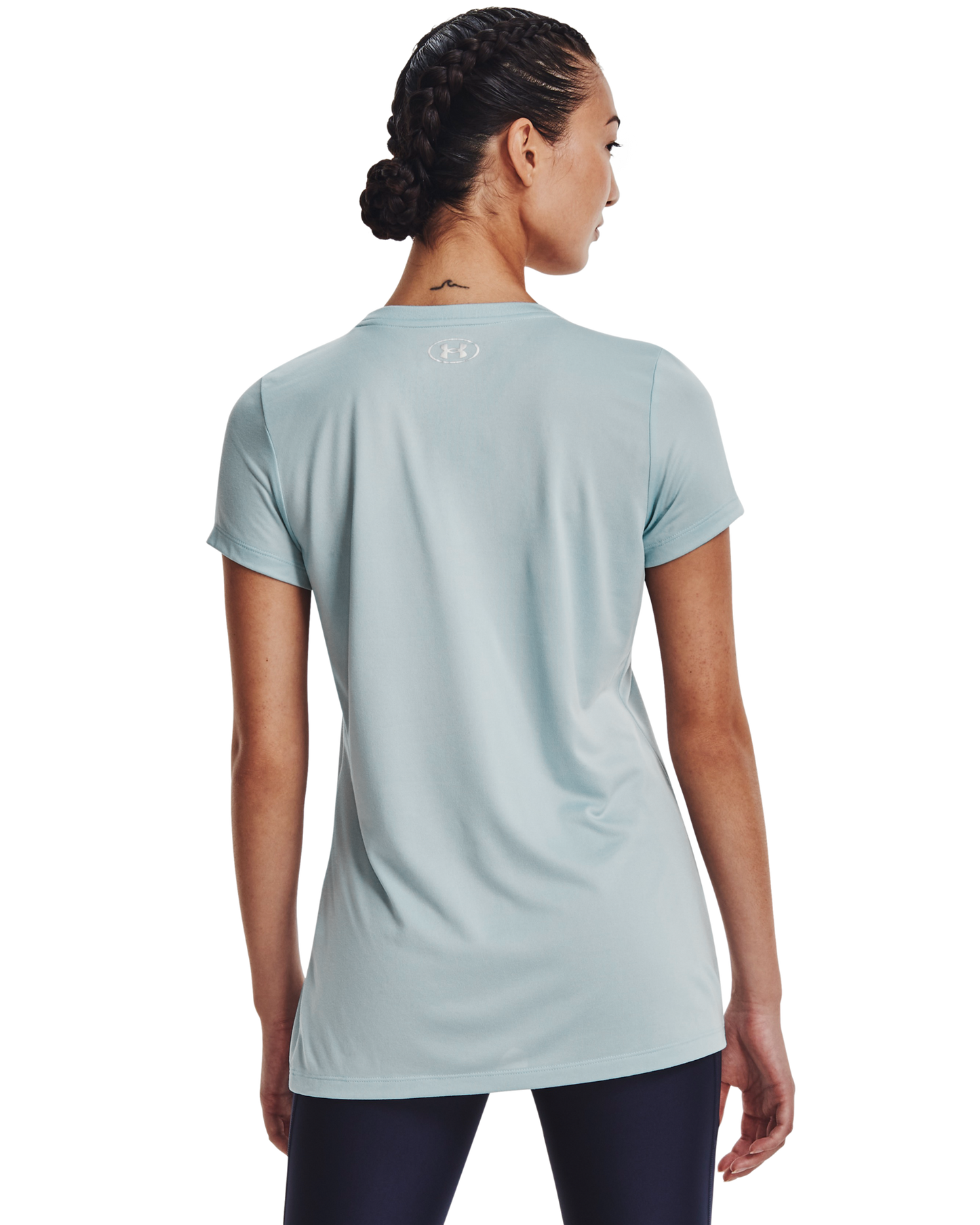 Women's UA Tech™ Solid Logo Arch Short Sleeve