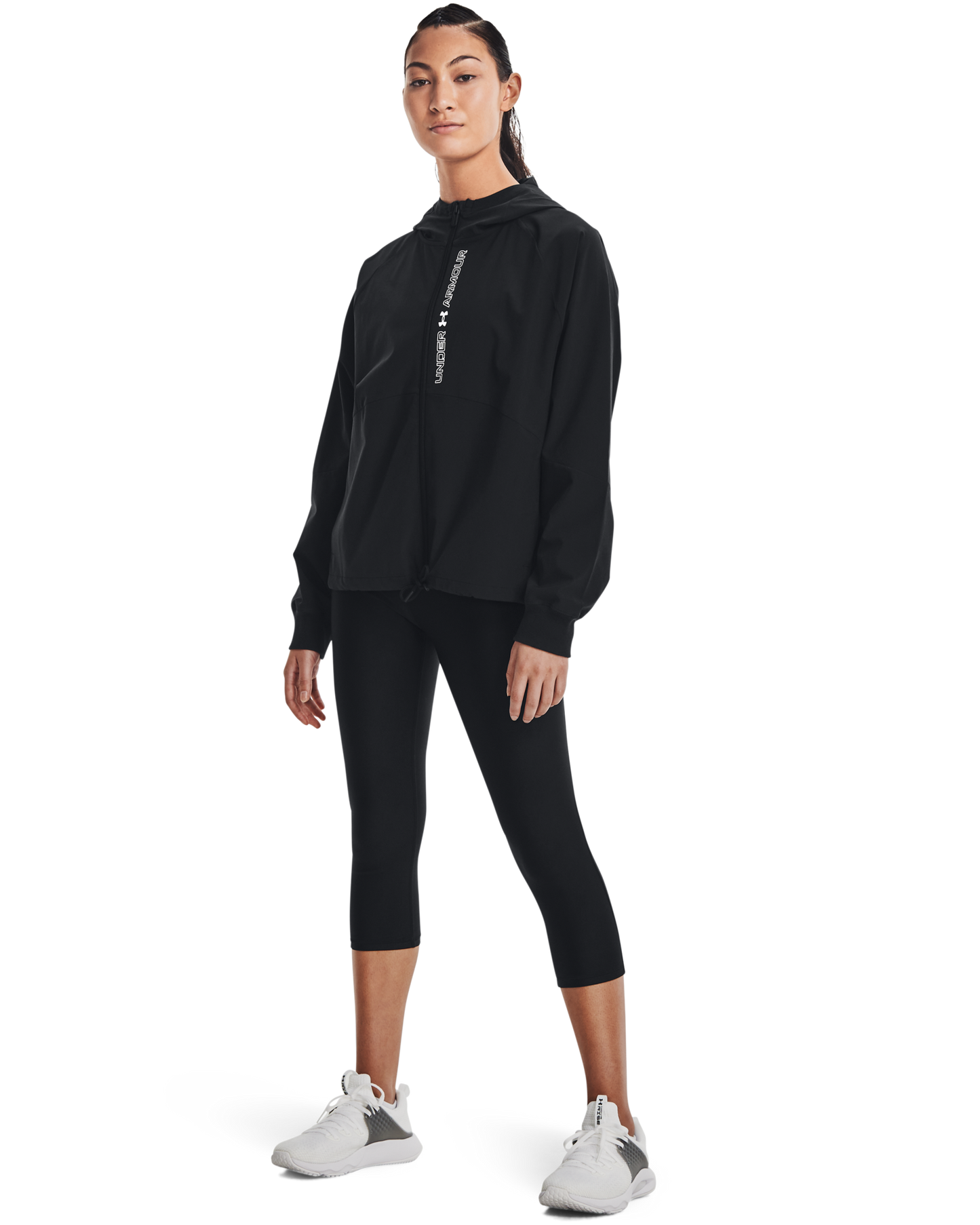 Women's UA Woven Full-Zip Jacket