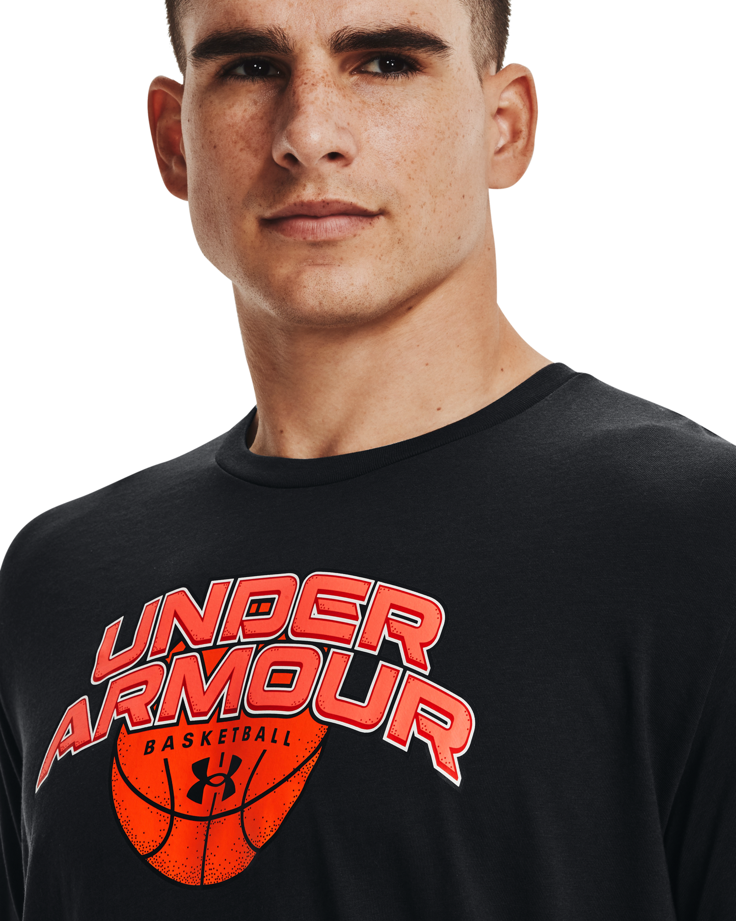 Men's UA Basketball Branded Wordmark Short Sleeve