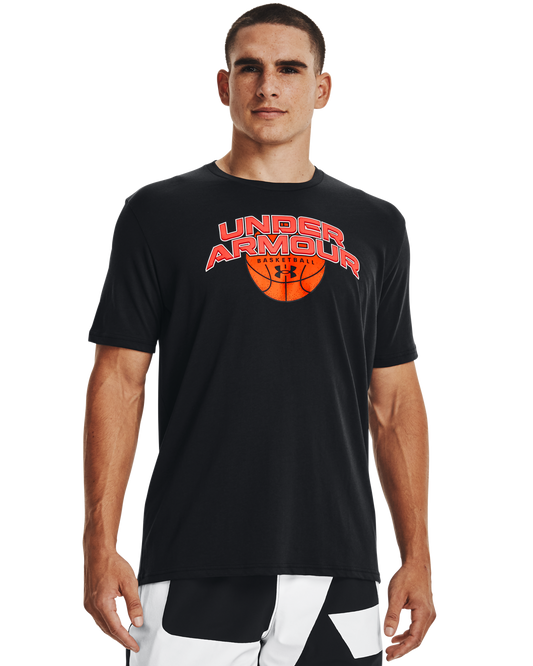 Men's UA Basketball Branded Wordmark Short Sleeve