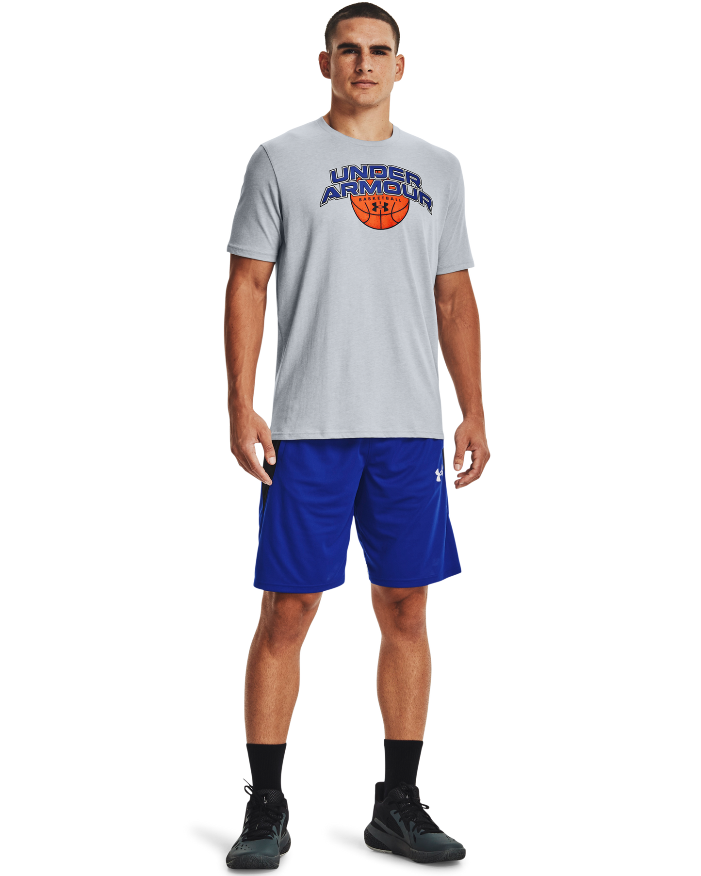 Men's UA BBALL BRANDED WRDMRK SS