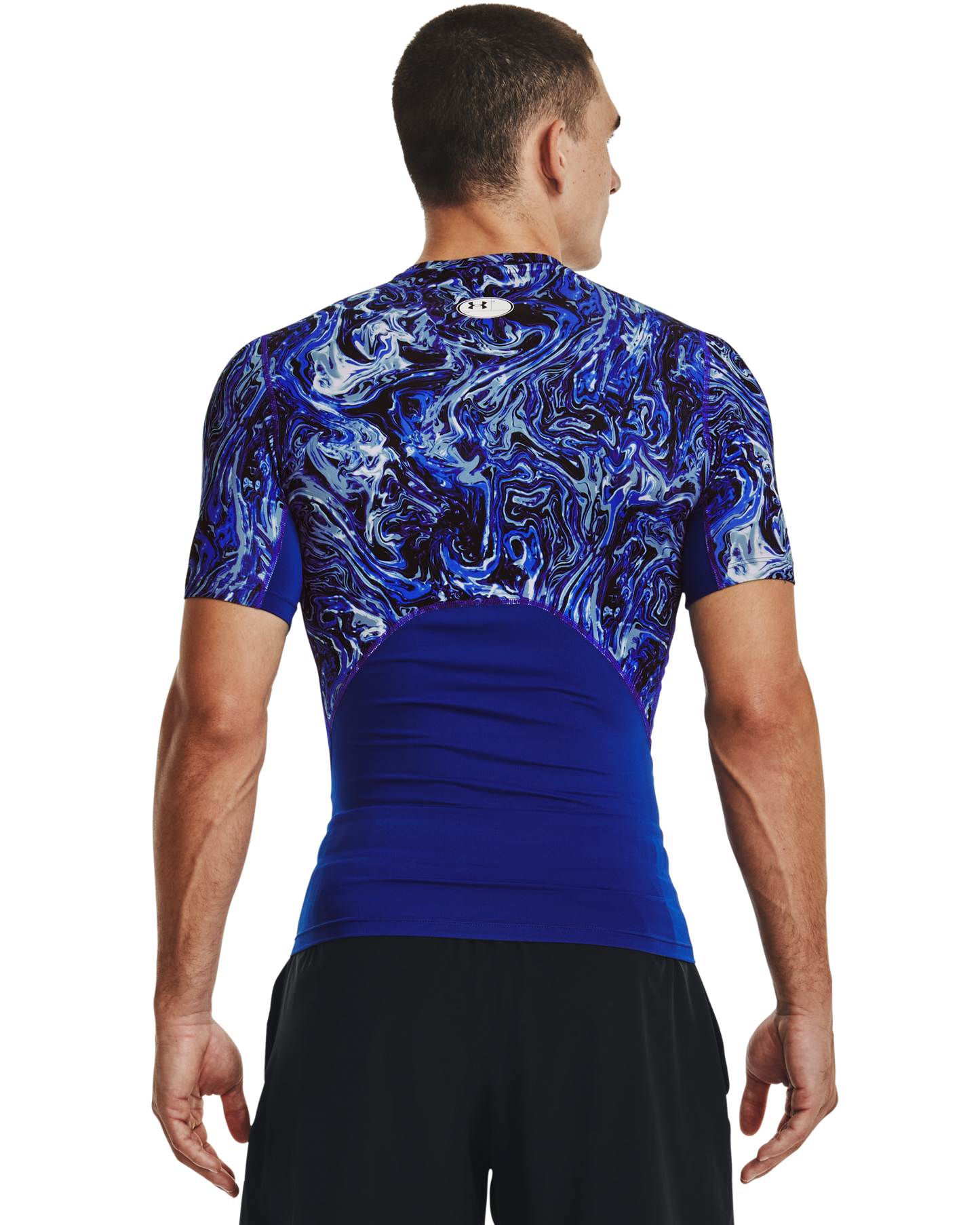 Men's HeatGear® Armour Compression Printed Short Sleeve
