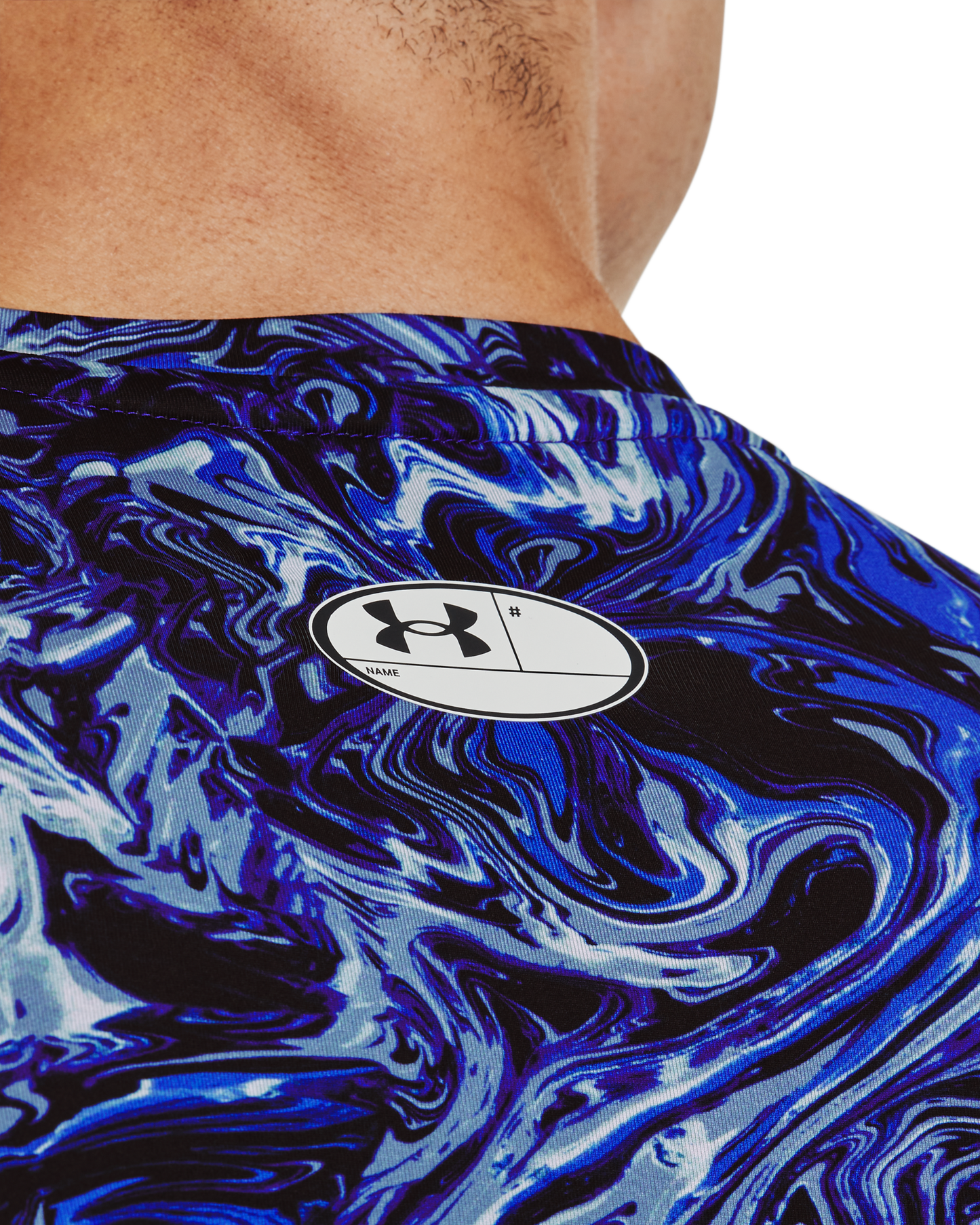 Men's HeatGear® Armour Compression Printed Short Sleeve