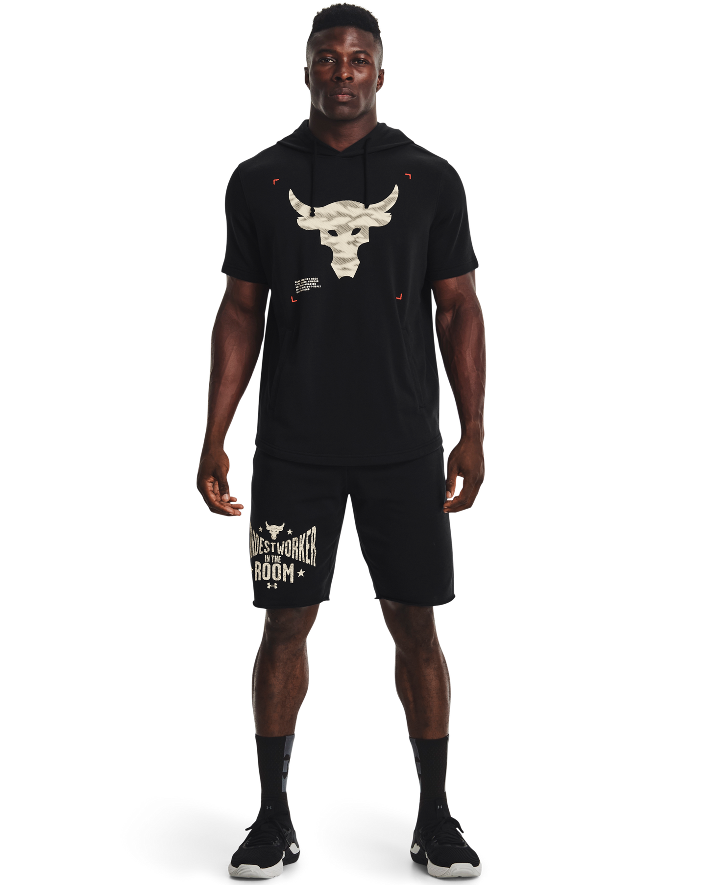 Men's Project Rock Terry Short Sleeve Hoodie