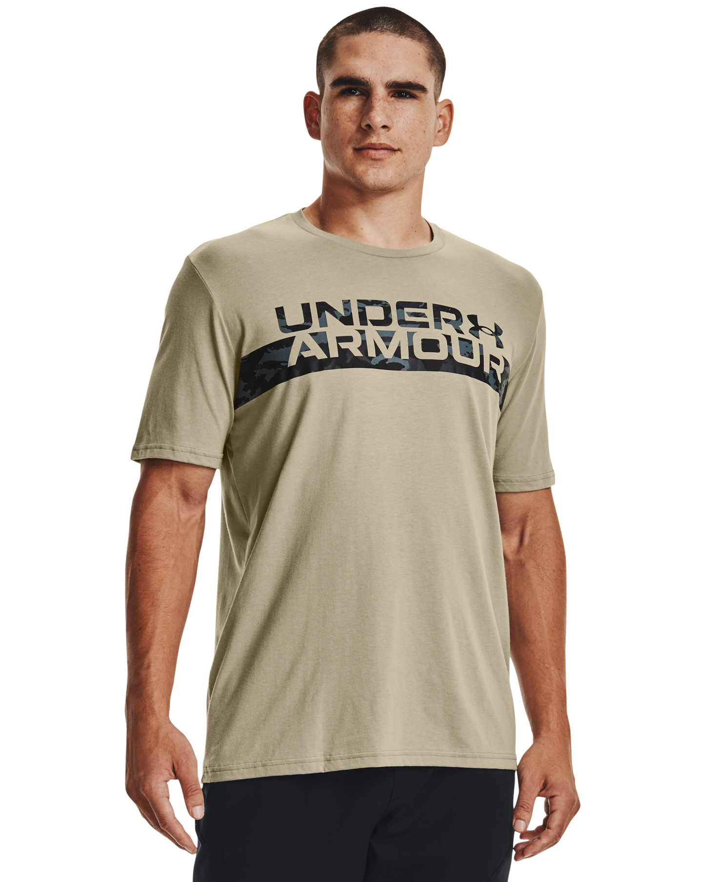 Men's UA Camo Chest Stripe Short Sleeve