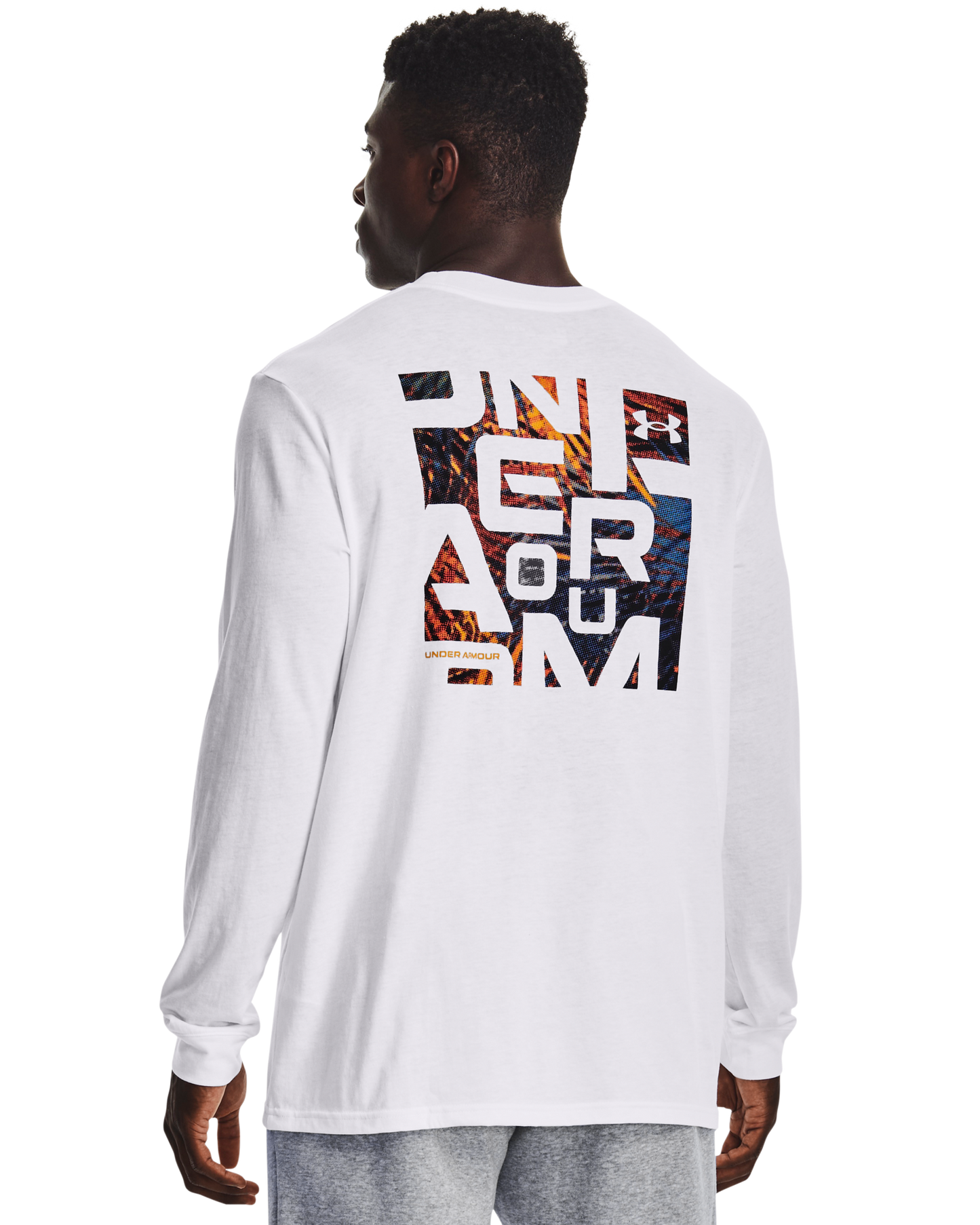 Men's UA Wordmark Fill Printed Short Sleeve