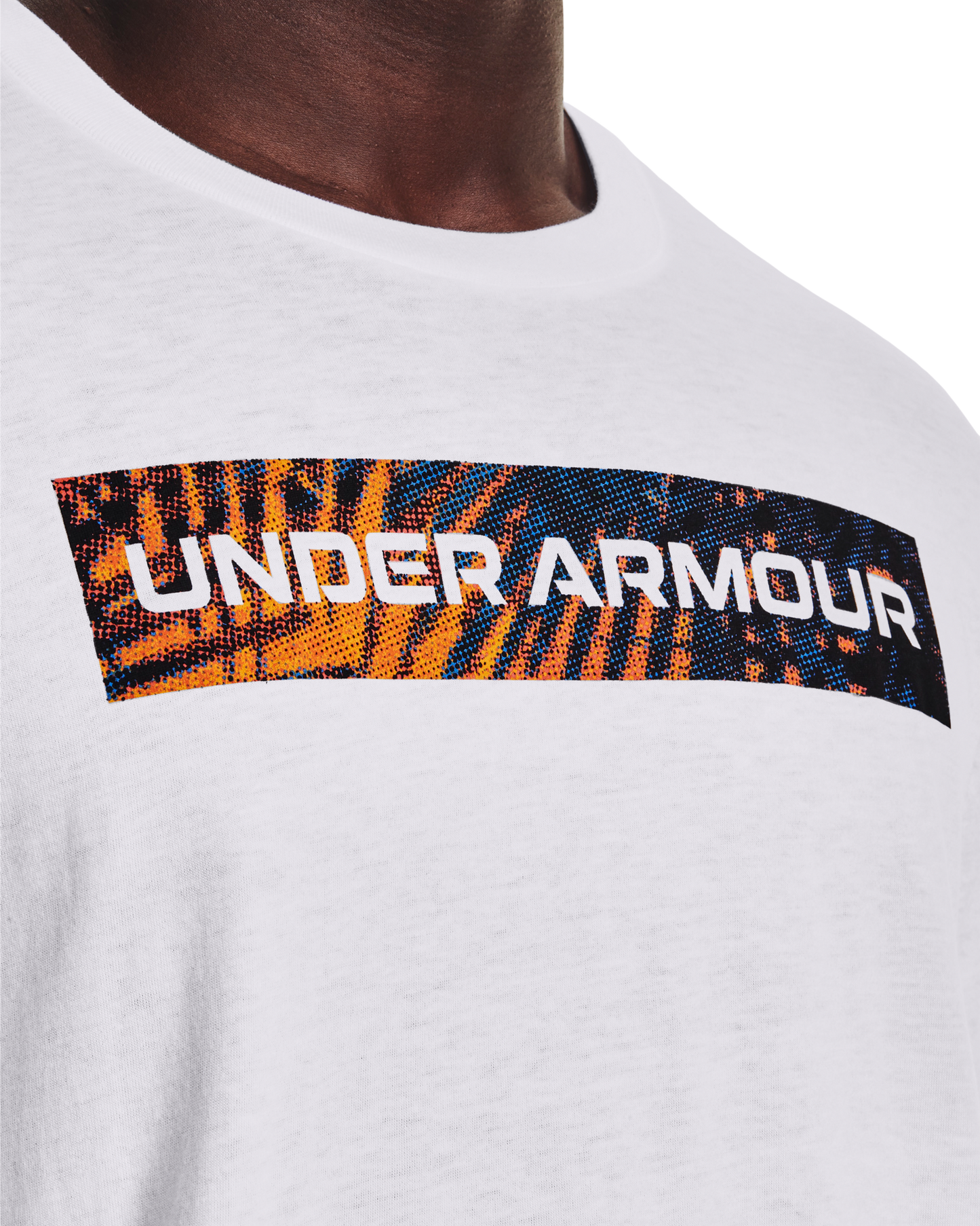 Men's UA Wordmark Fill Printed Short Sleeve