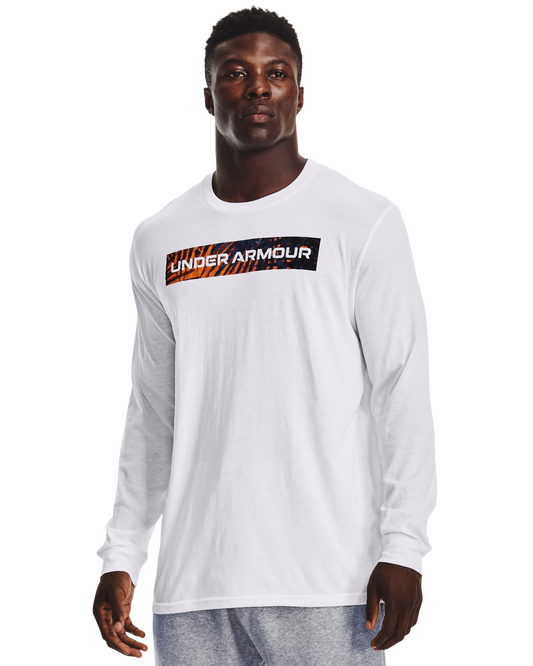 Men's UA Wordmark Fill Printed Short Sleeve