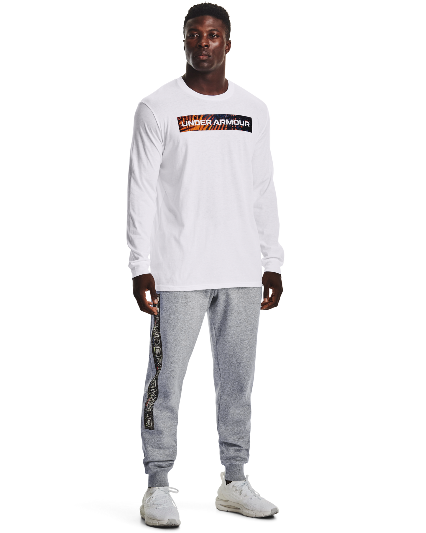 Men's UA Wordmark Fill Printed Short Sleeve