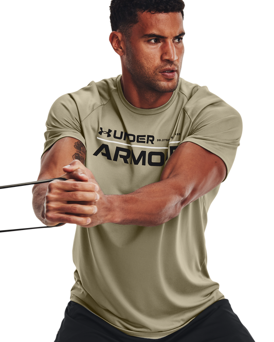 Men's UA Tech™ 2.0 Wordmark Short Sleeve