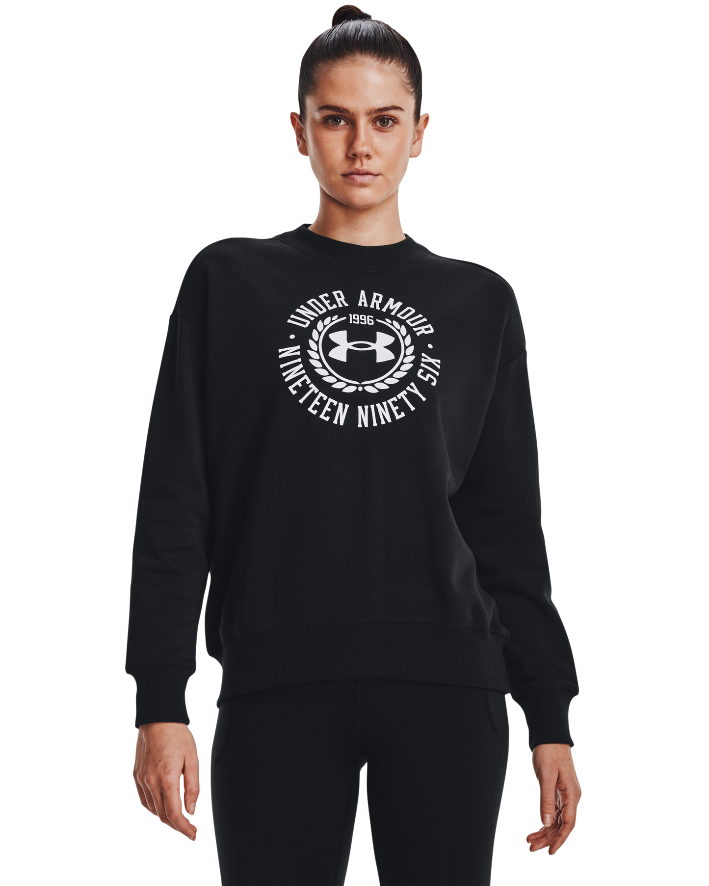 Women's UA Rival Fleece Crest GRP Crew