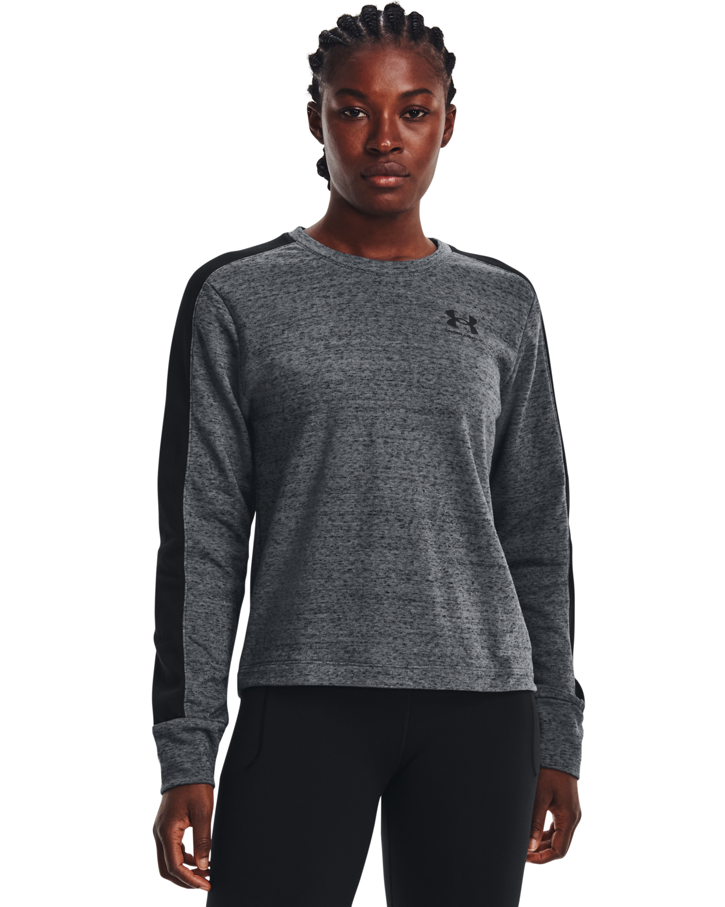 Women's UA Rival Terry Colorblock Crew