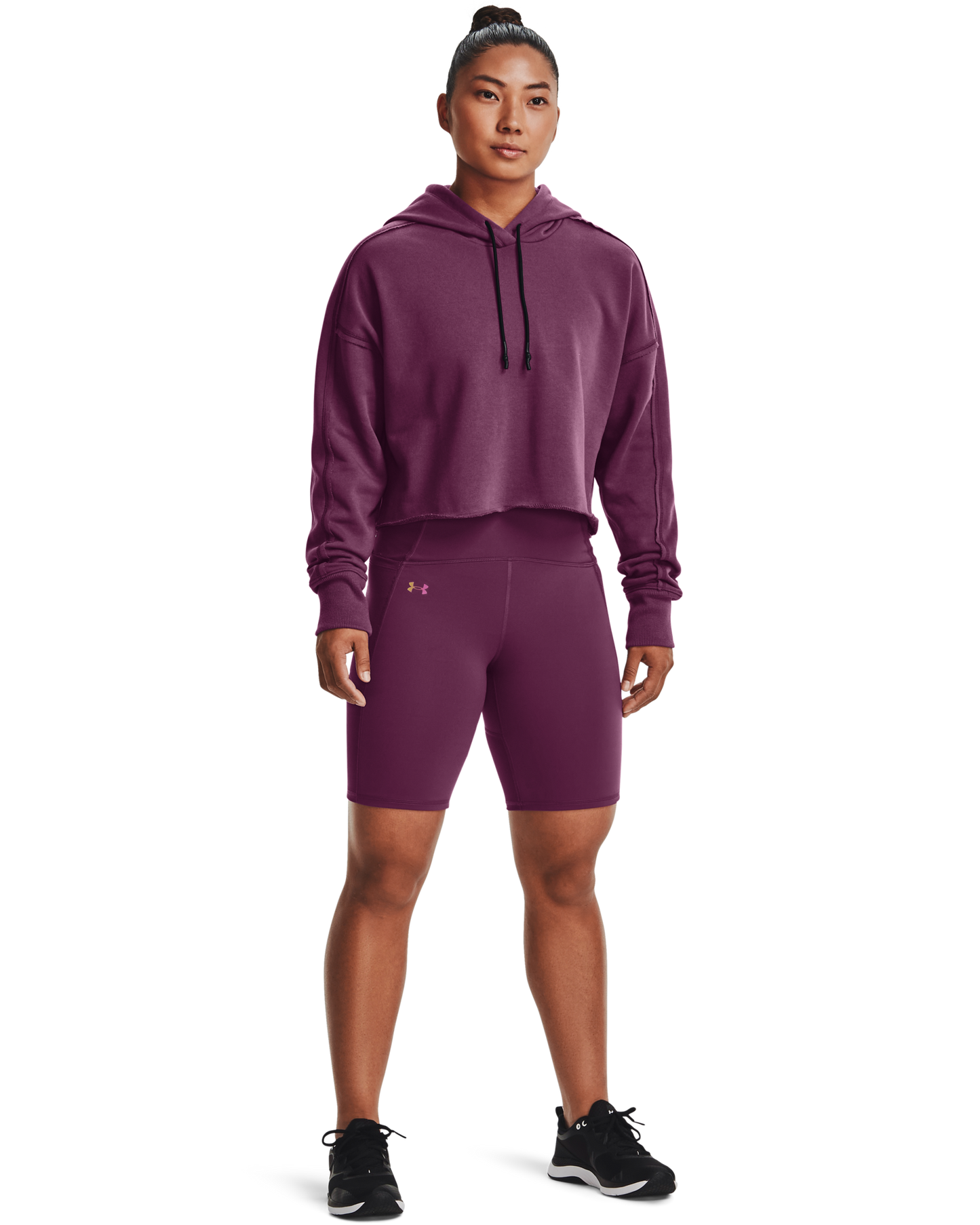 Women's UA Terry Crop Hoodie