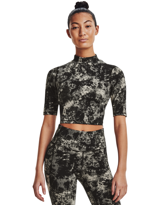 Women's UA BTG Meridian Print Crop Short Sleeve