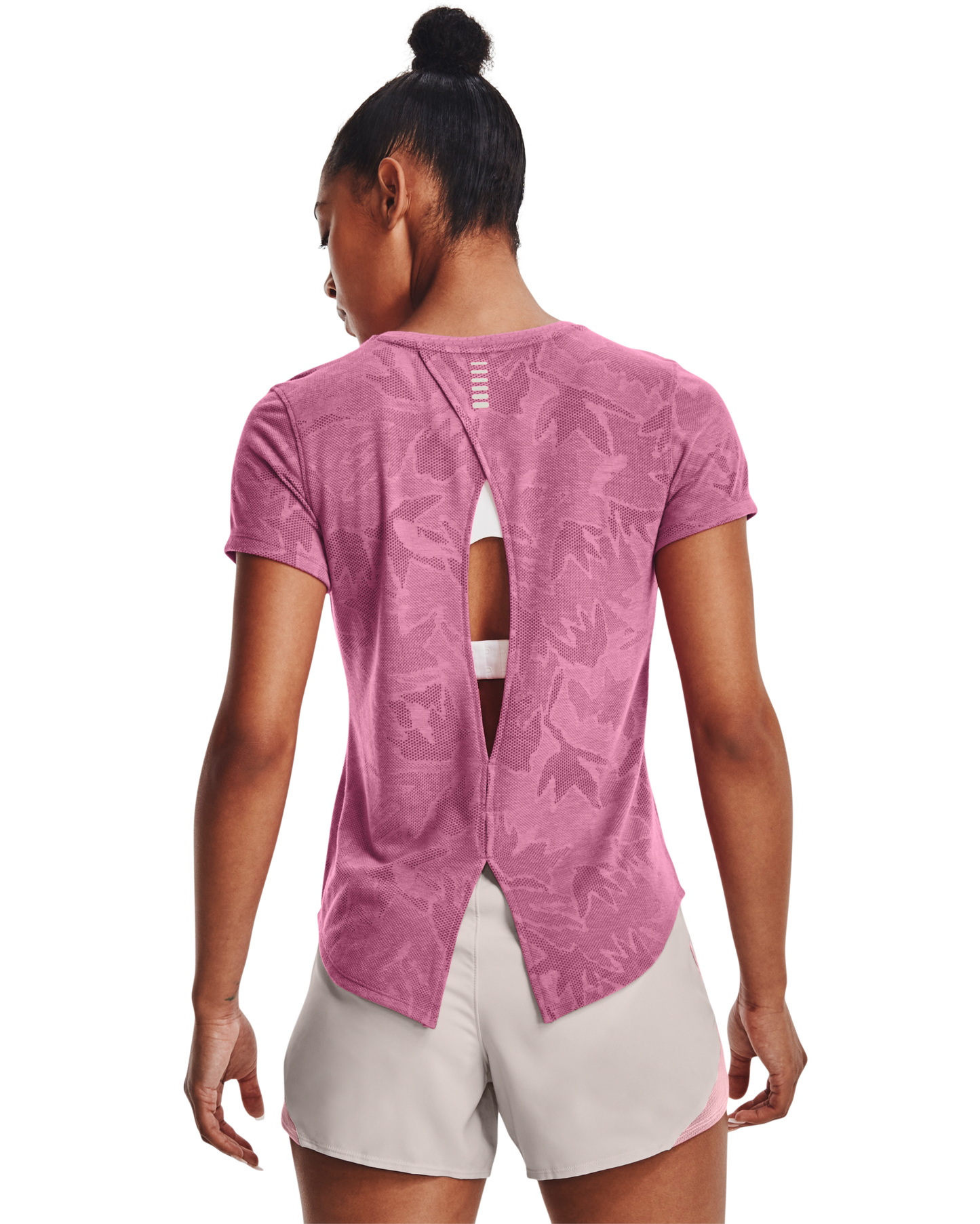 Women's UA Streaker SnowCloud Short Sleeve