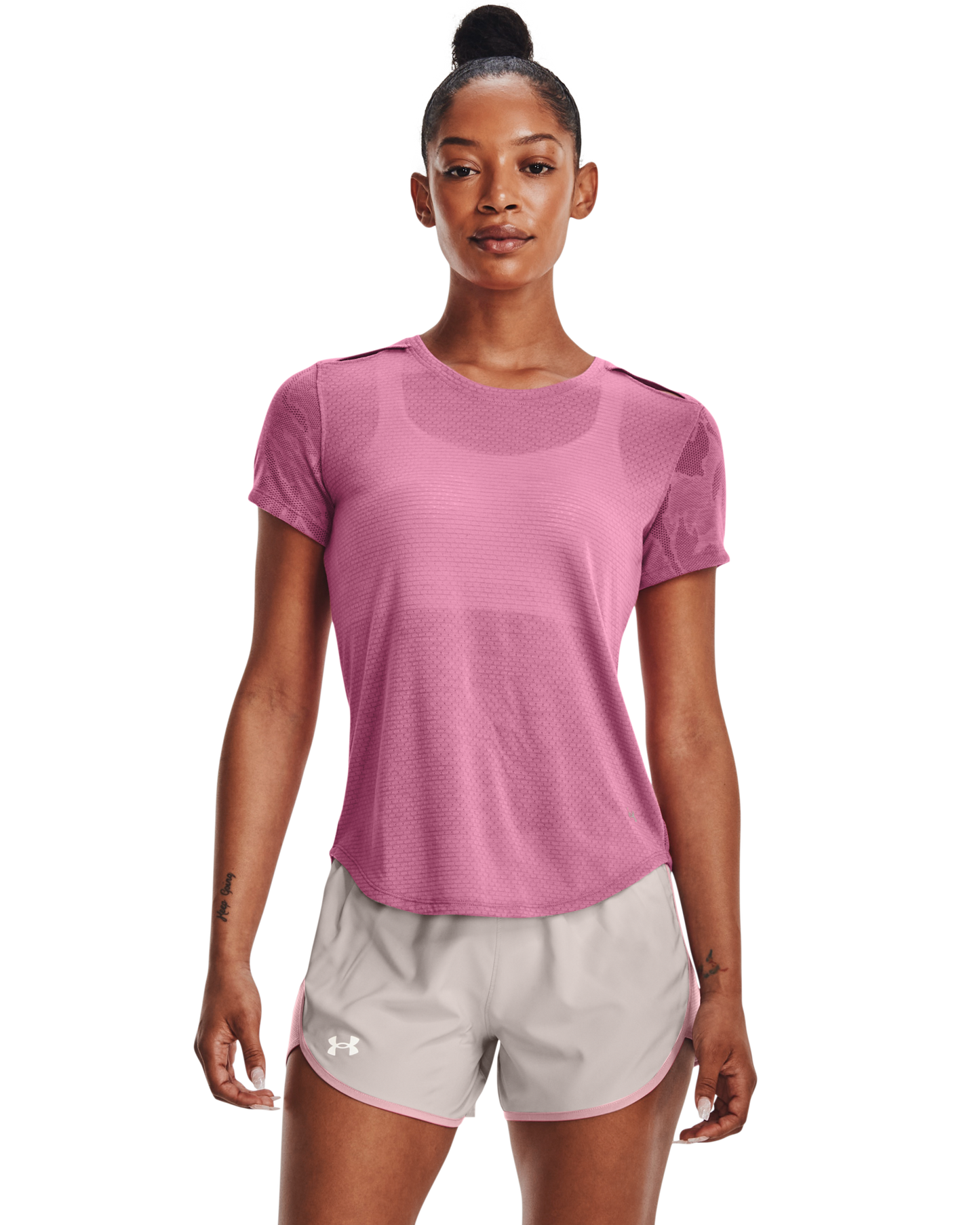 Women's UA Streaker SnowCloud Short Sleeve