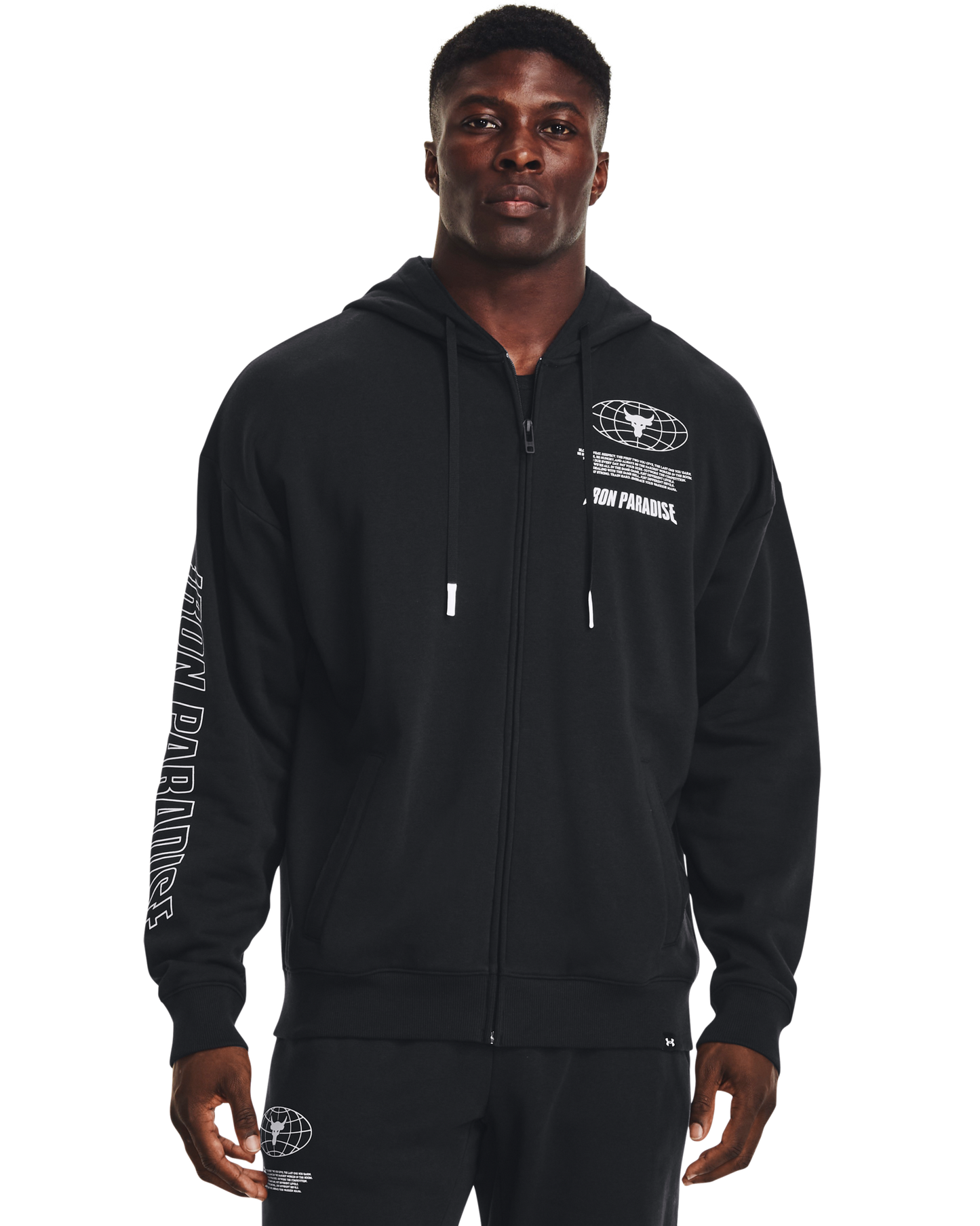 Men's Project Rock Rival Fleece Disrupt Full-Zip