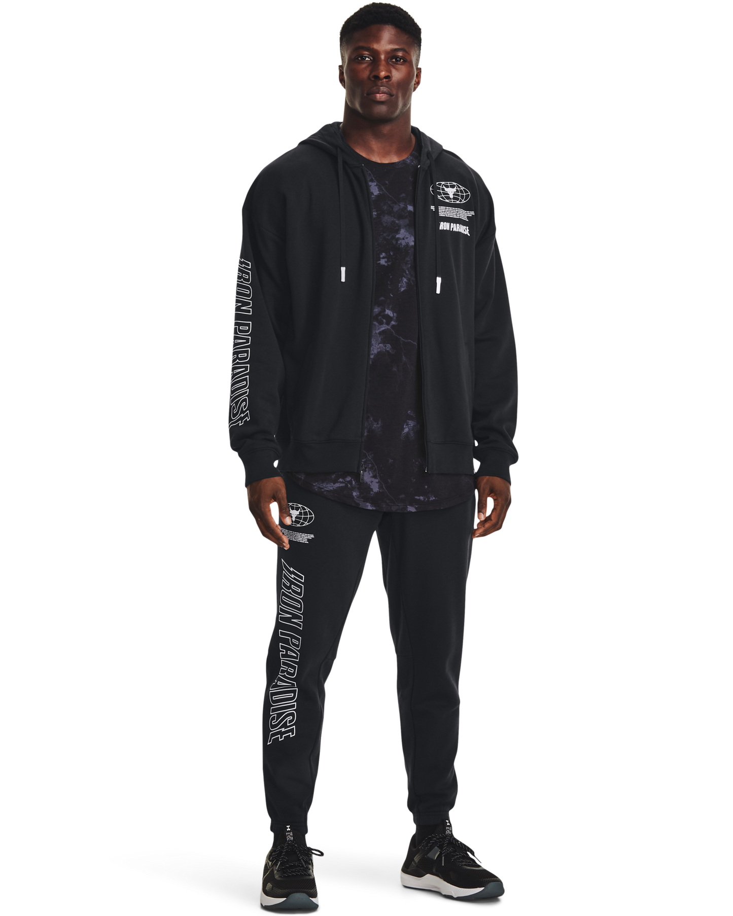 Men's Project Rock Rival Fleece Disrupt Full-Zip