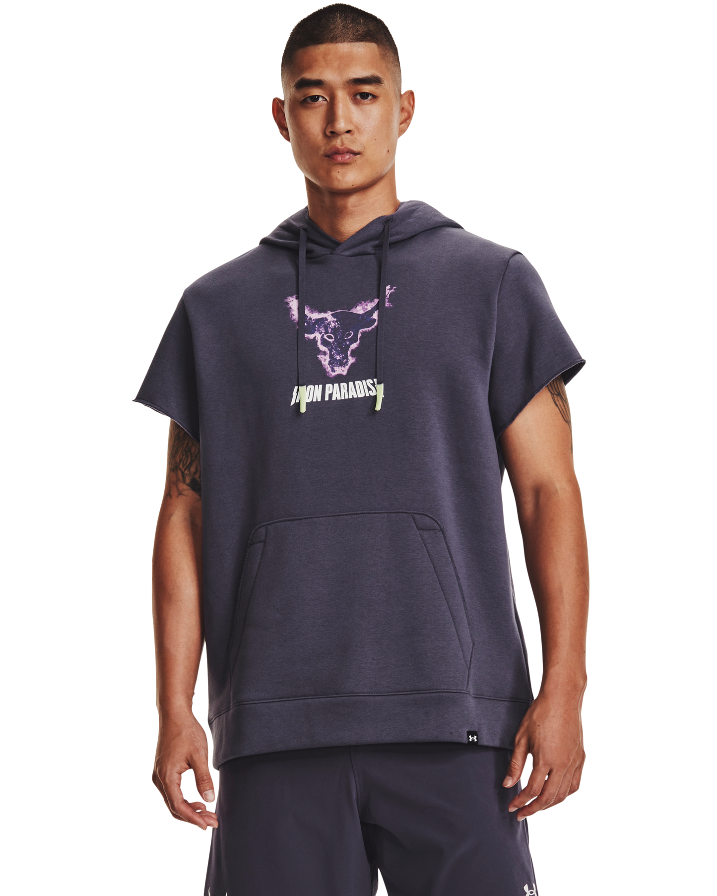 Men's Project Rock Rival Fleece Cap Hoodie