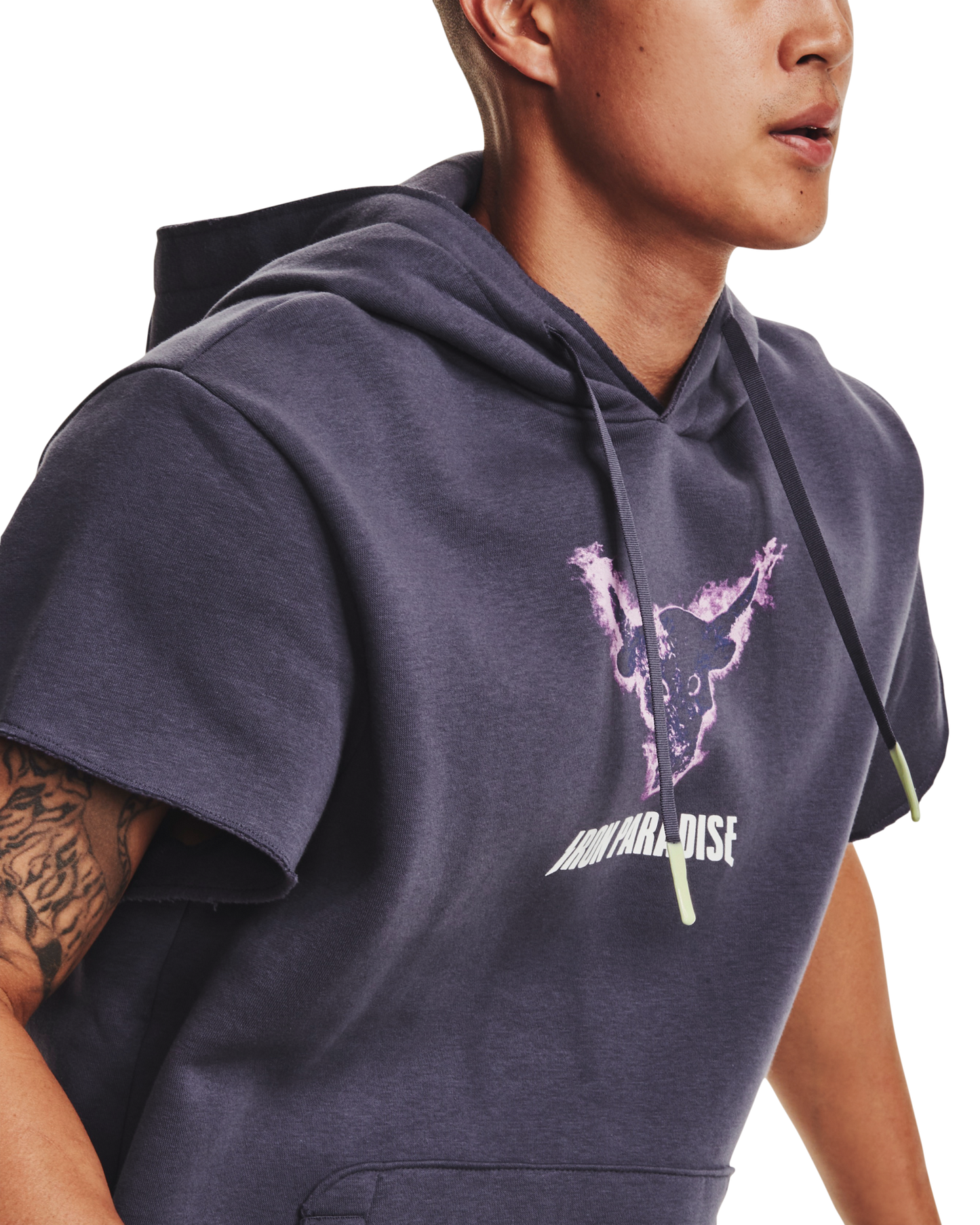 Men's Project Rock Rival Fleece Cap Hoodie