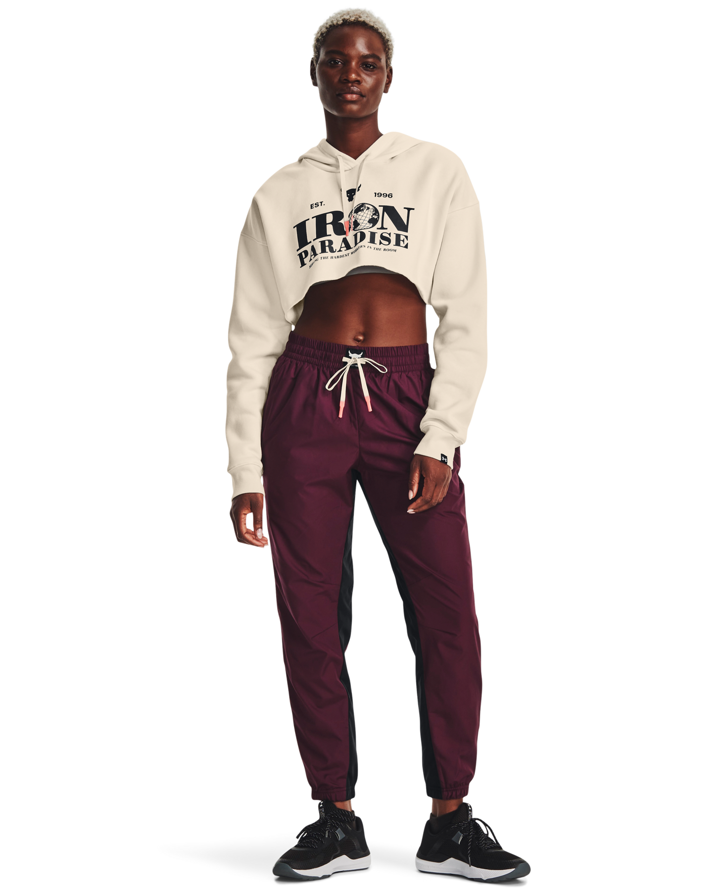 Women's Project Rock Crop Fleece Hoodie