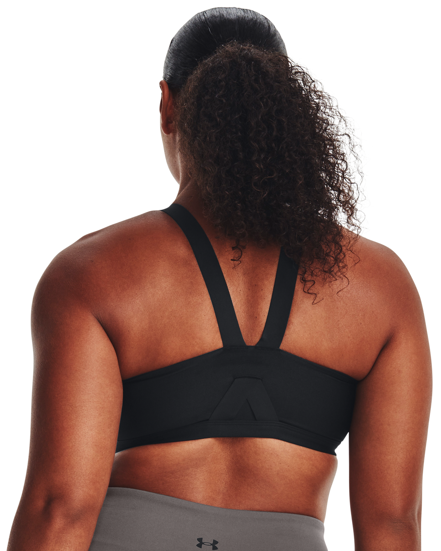 Women's UA Infinity Mid High Neck Shine Sports Bra