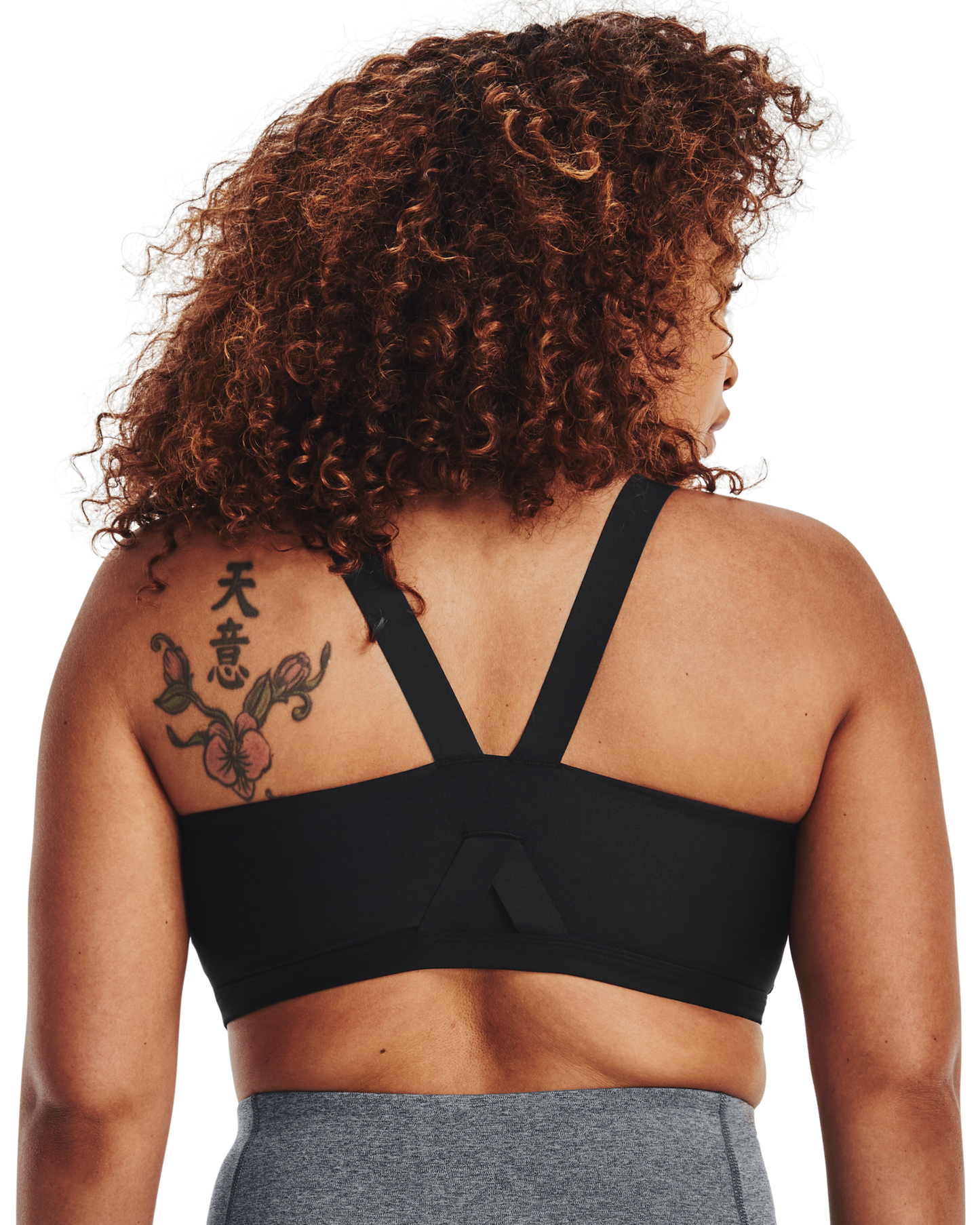 Women's UA Infinity Mid High Neck Shine Sports Bra
