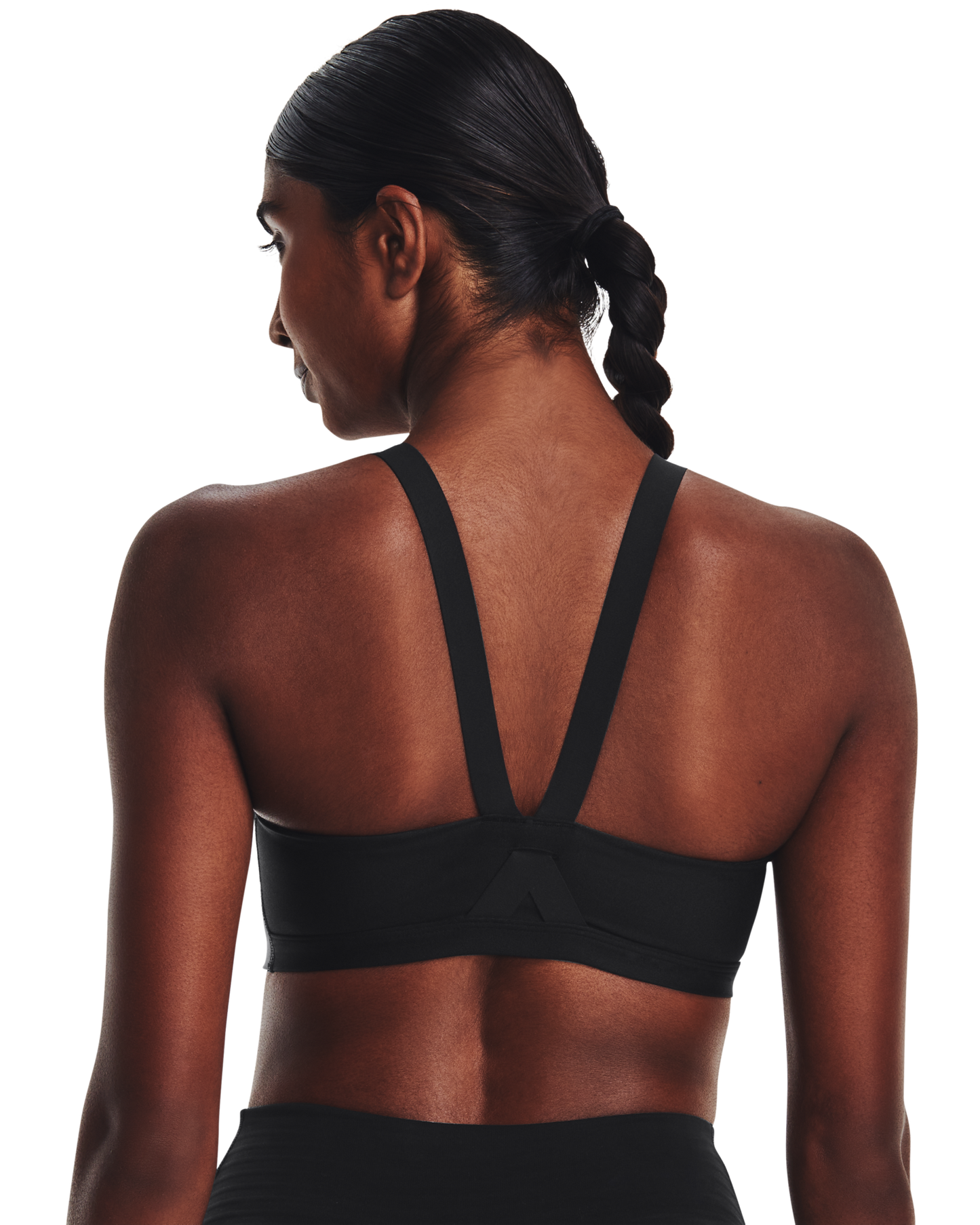 Women's UA Infinity Mid High Neck Shine Sports Bra