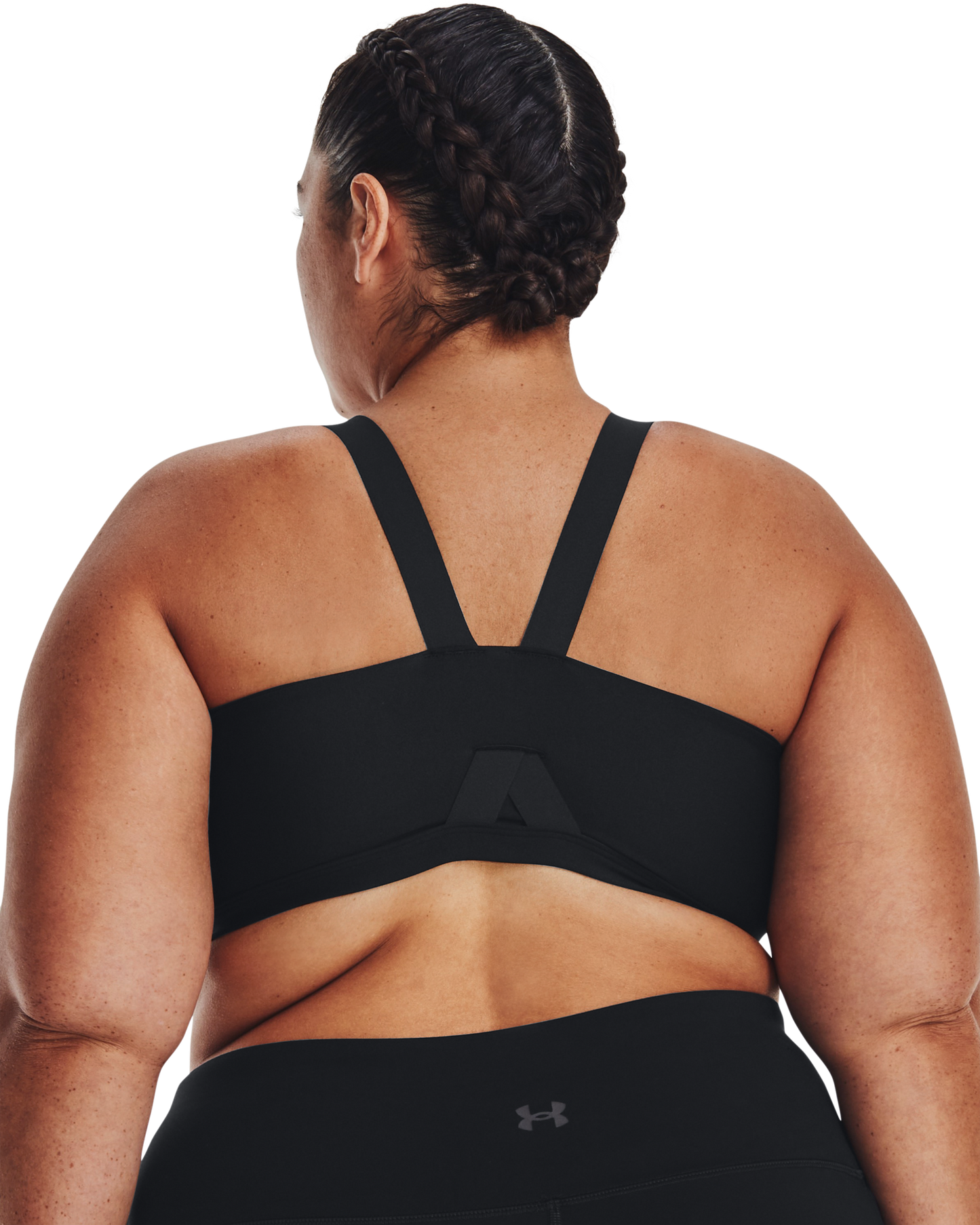 Women's UA Infinity Mid High Neck Shine Sports Bra