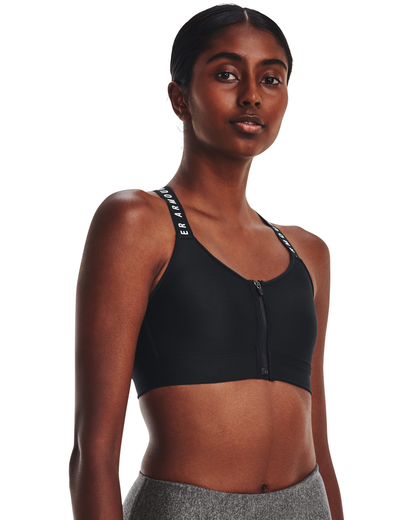 Women's UA Infinity High Zip Sports Bra