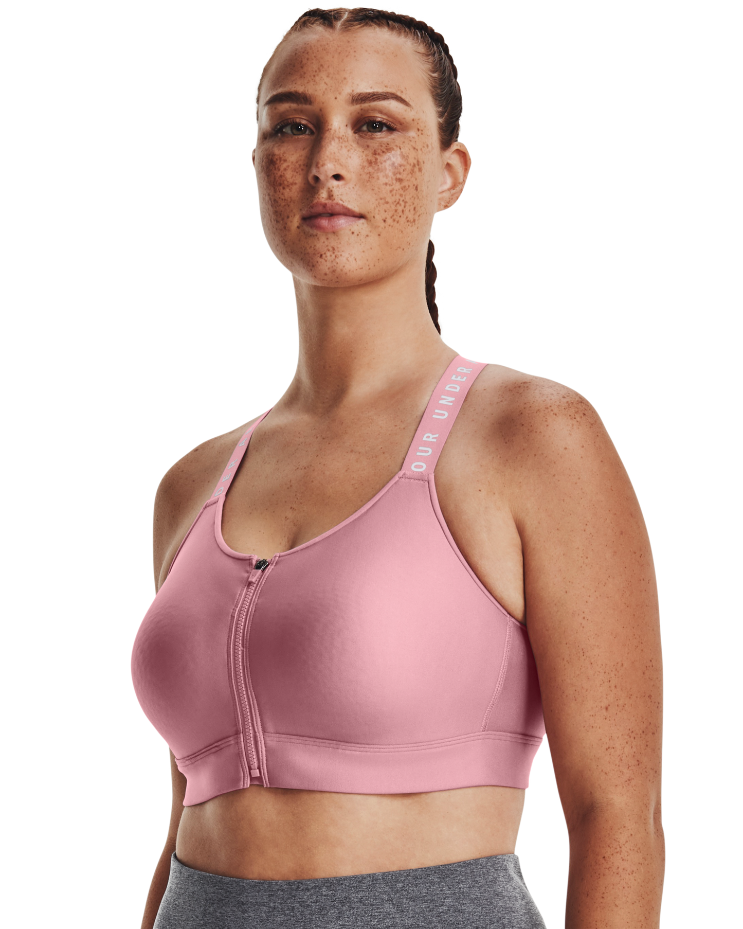 Women's UA Infinity High Zip Sports Bra