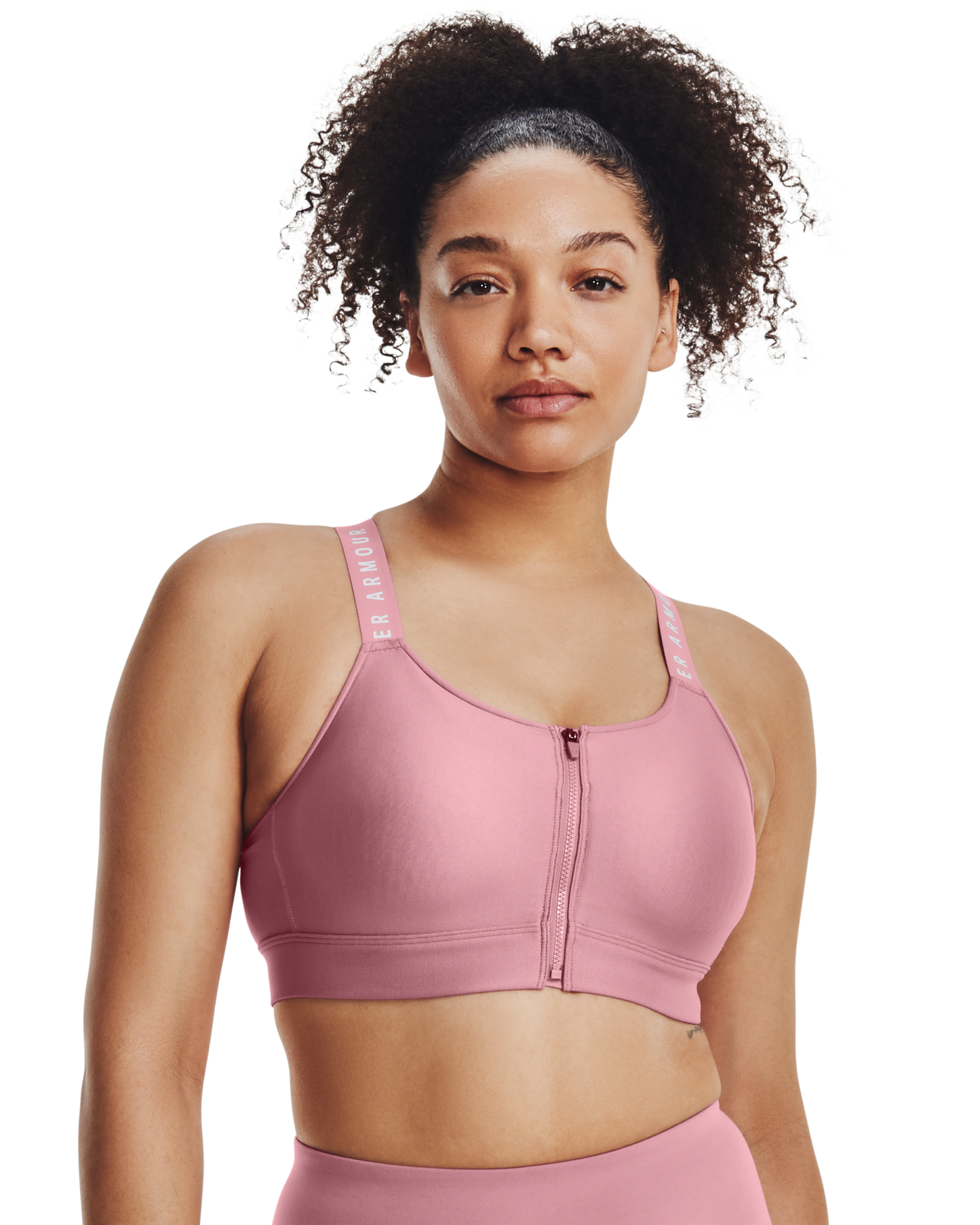 Women's UA Infinity High Zip Sports Bra