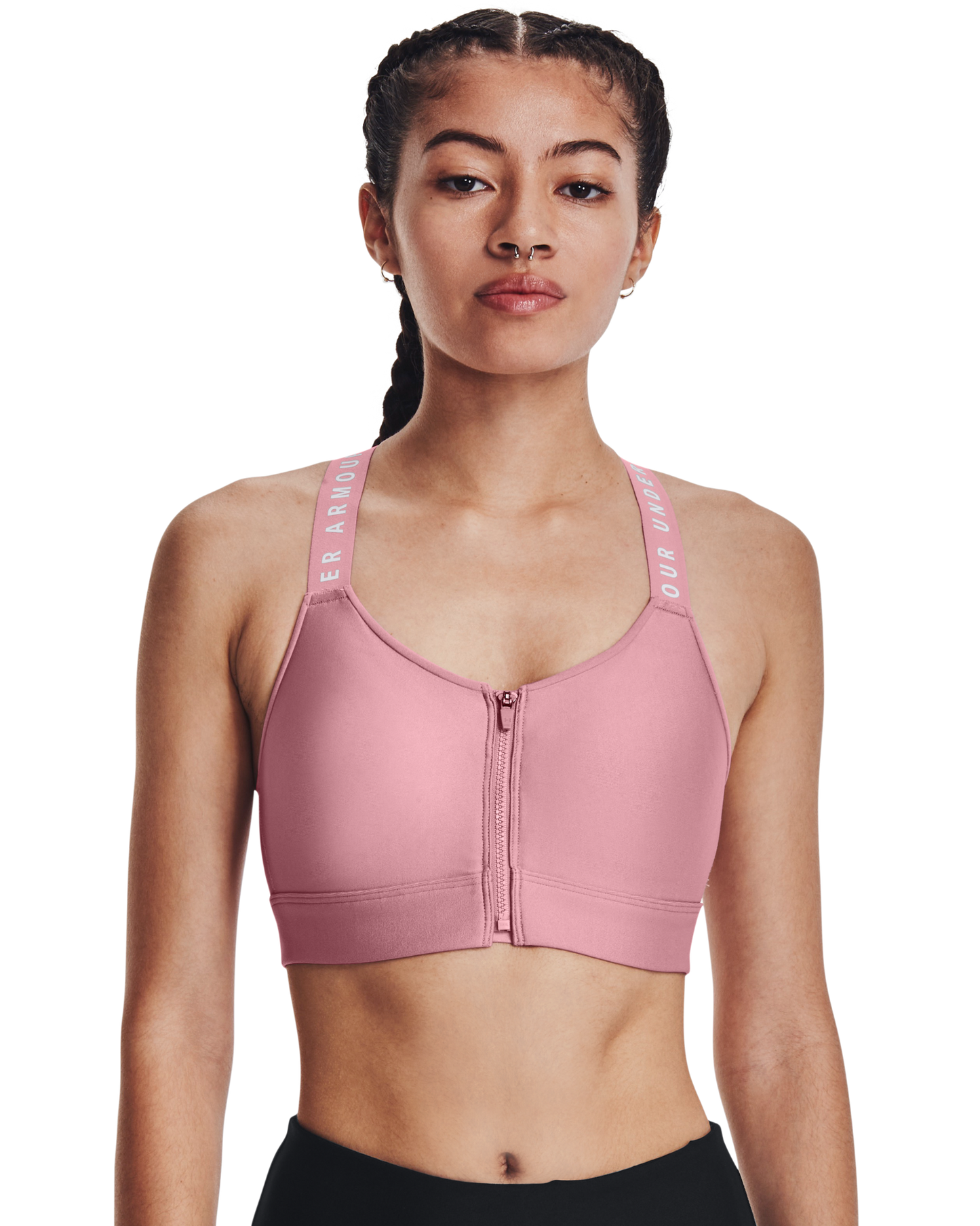 Women's UA Infinity High Zip Sports Bra
