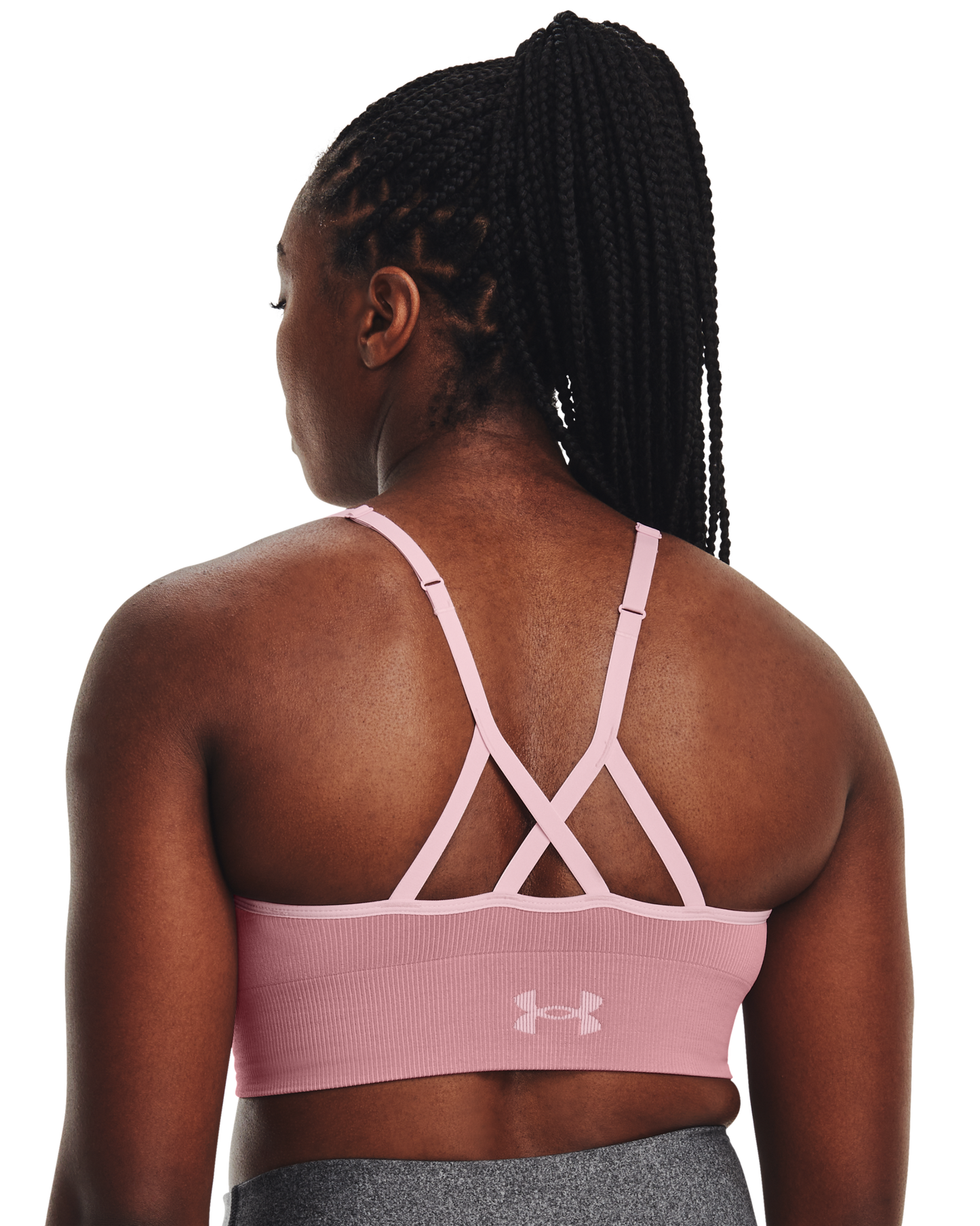 Women's UA Seamless Low Longline Rib Sports Bra
