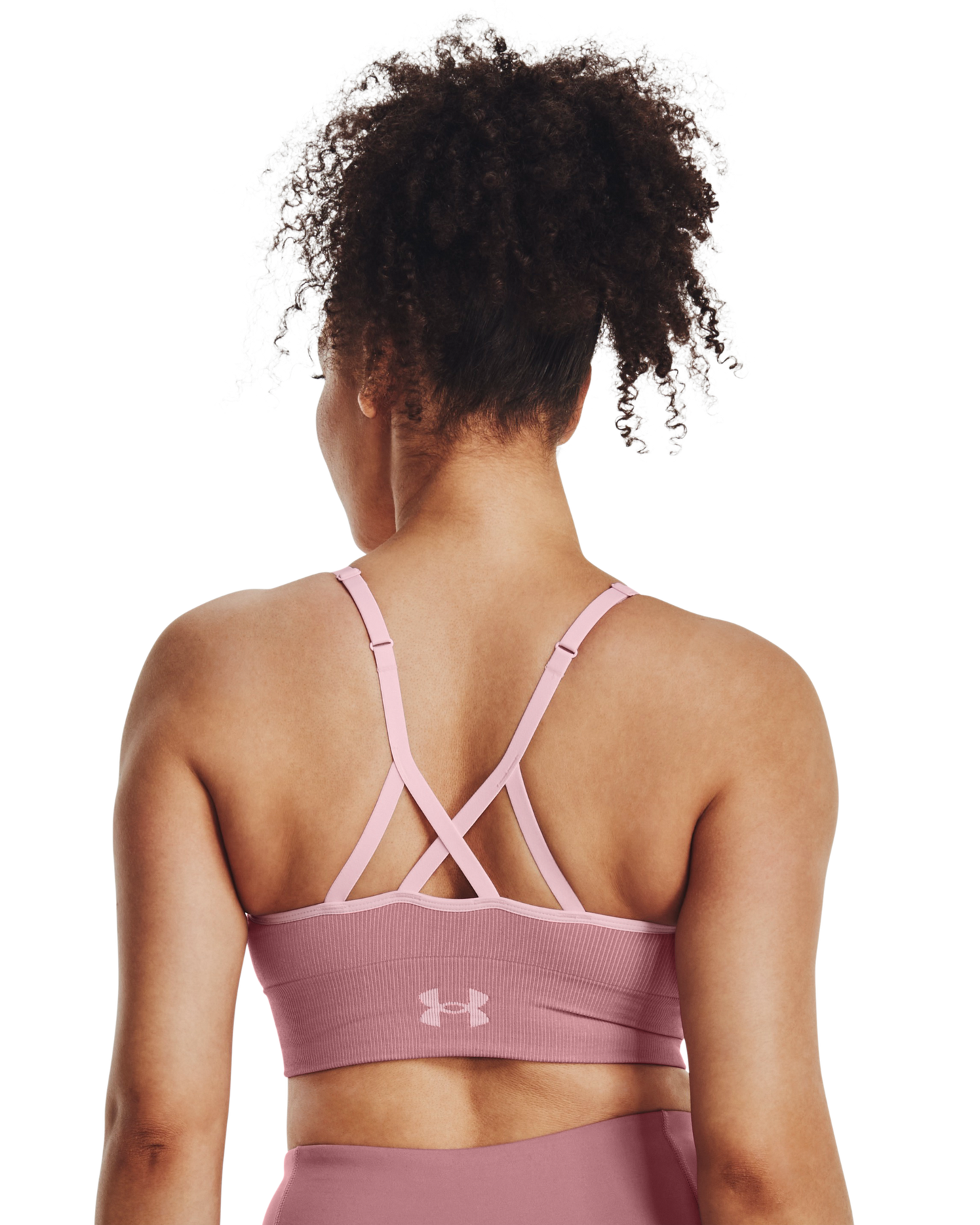 Women's UA Seamless Low Longline Rib Sports Bra