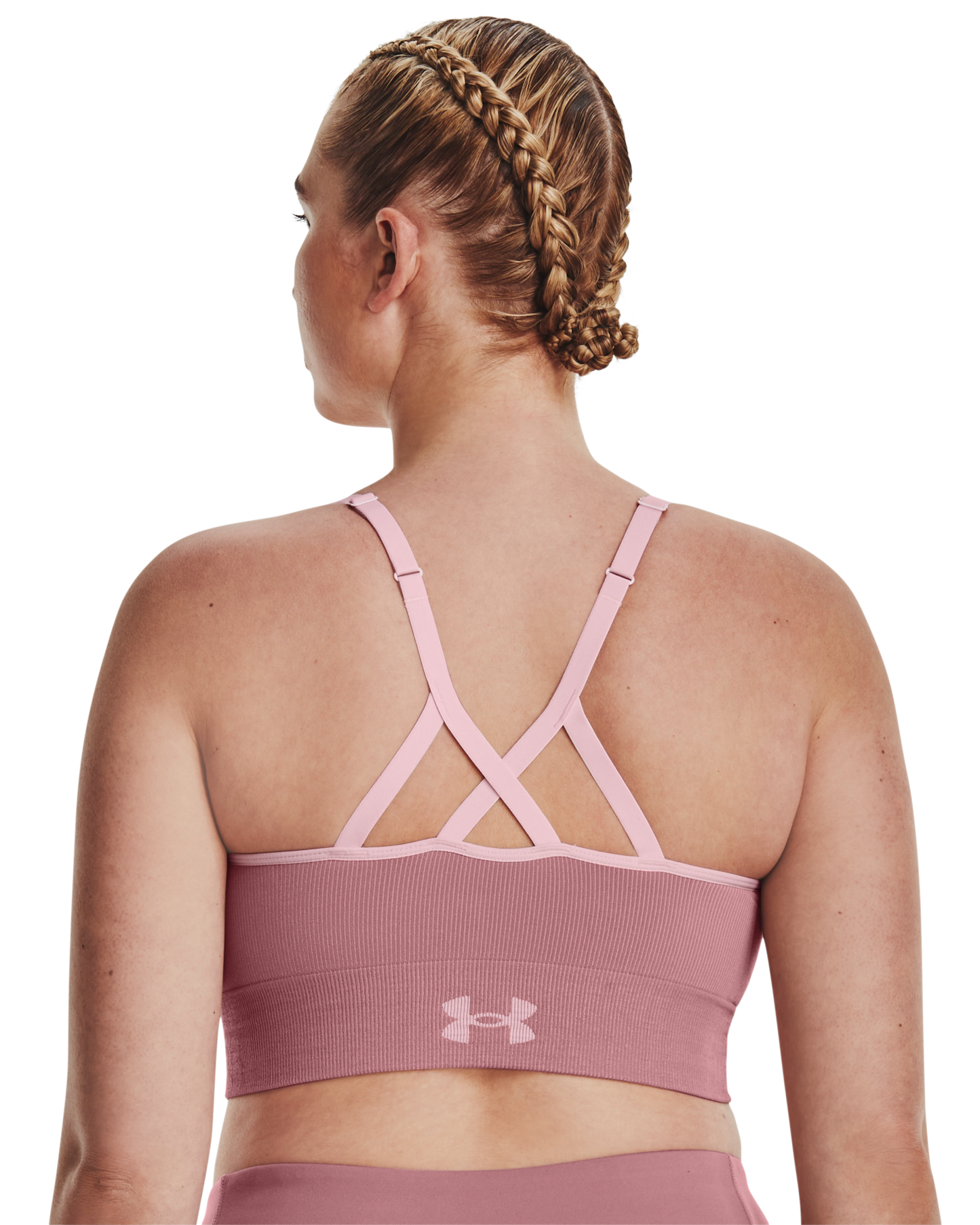 Women's UA Seamless Low Longline Rib Sports Bra