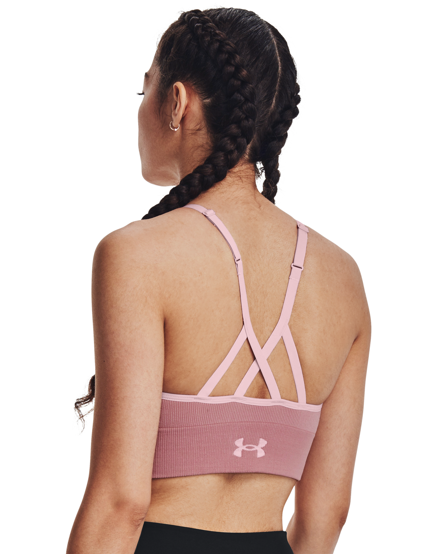 Women's UA Seamless Low Longline Rib Sports Bra