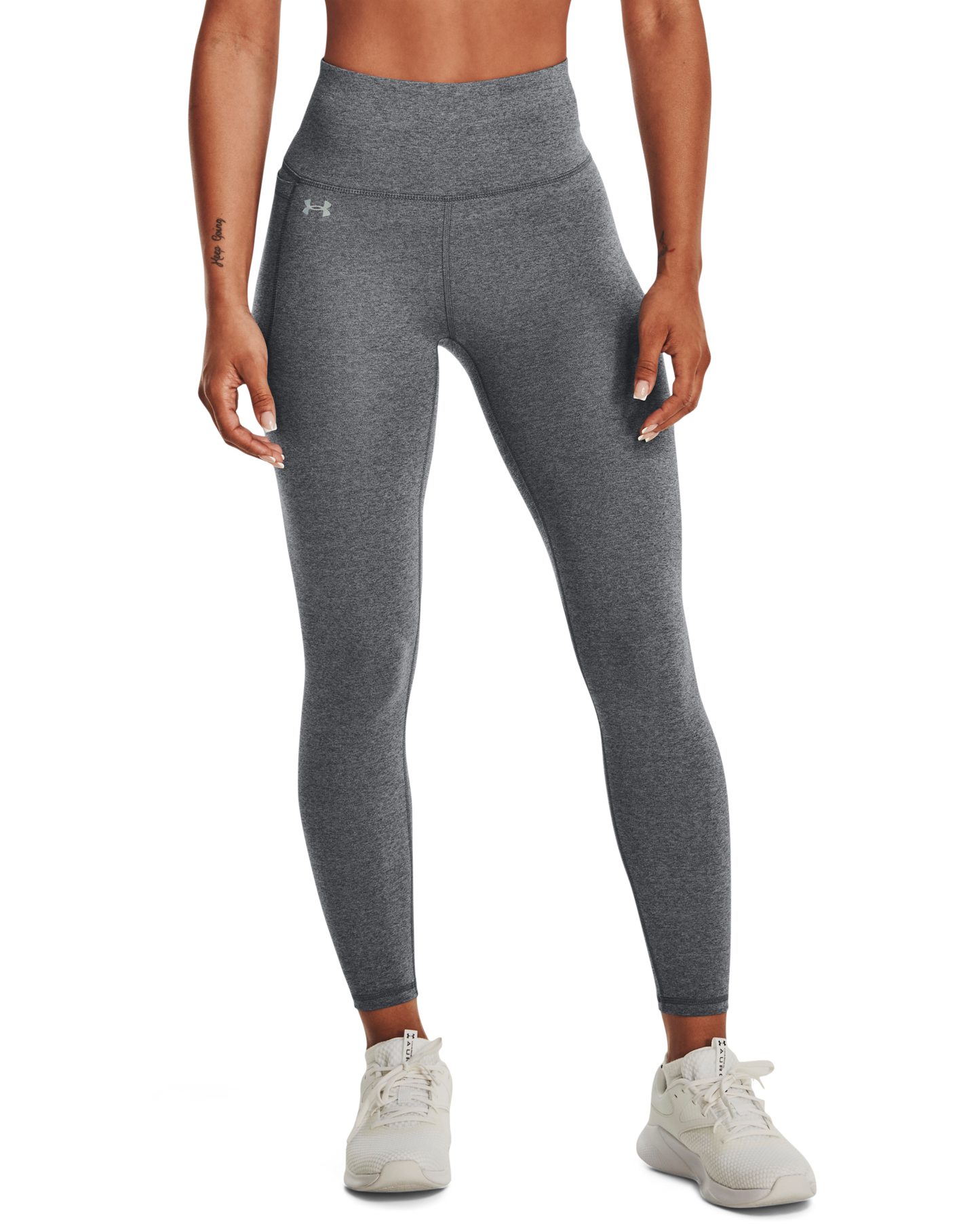 Womens UA Motion Heather Ankle Leggings