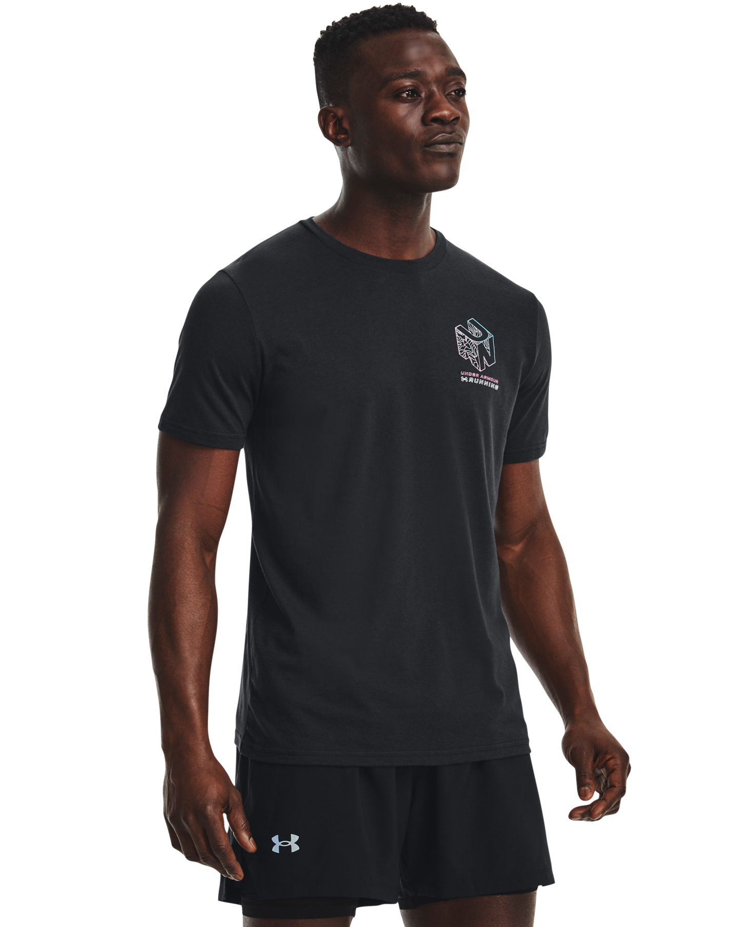 Men's UA Run Gradient Grid Short Sleeve