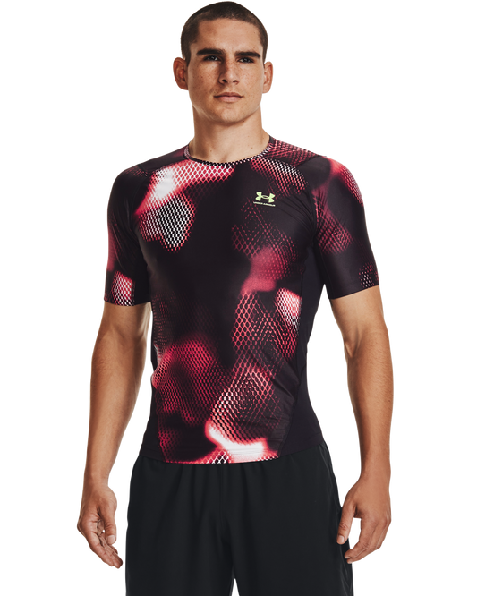 Men's UA Iso-Chill Compression Printed Short Sleeve