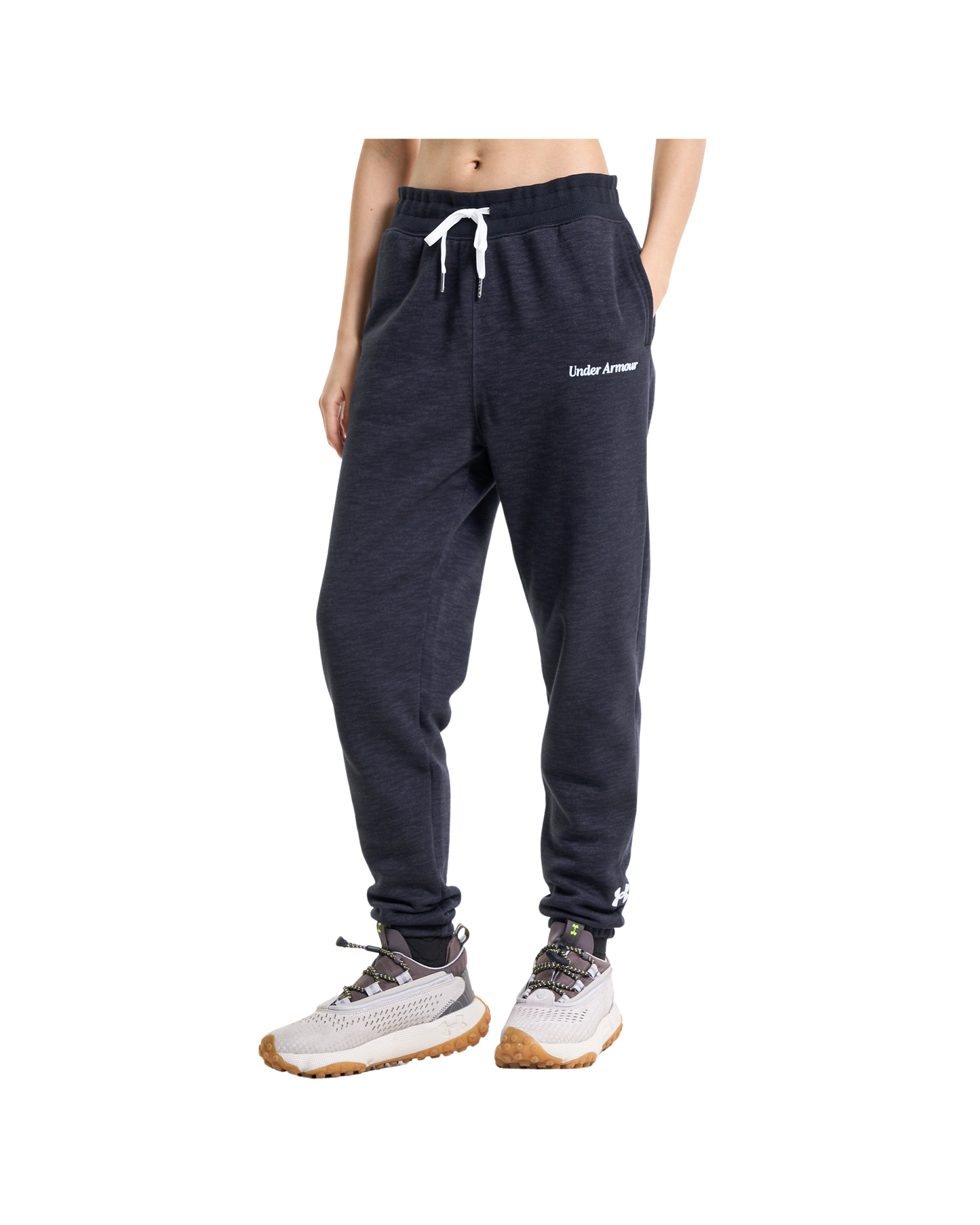Women's UA Essential Fleece Script Pants